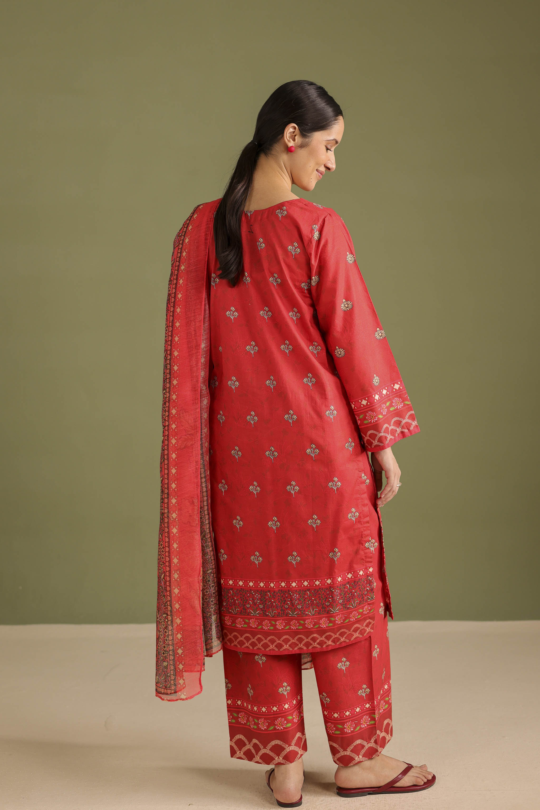 3PC Printed Lawn Suit - 42684