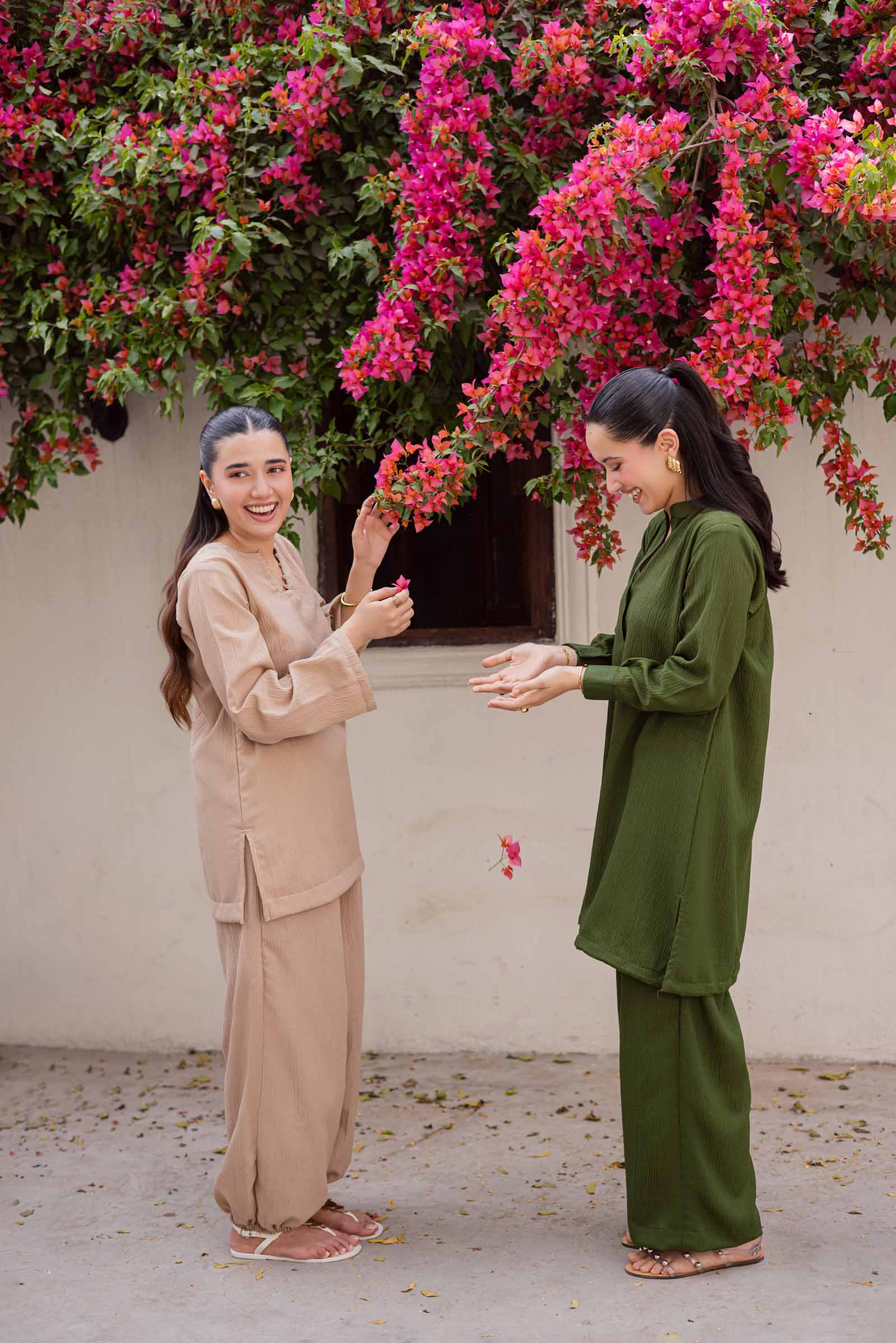 2PC Textured Dress-SB-Skin