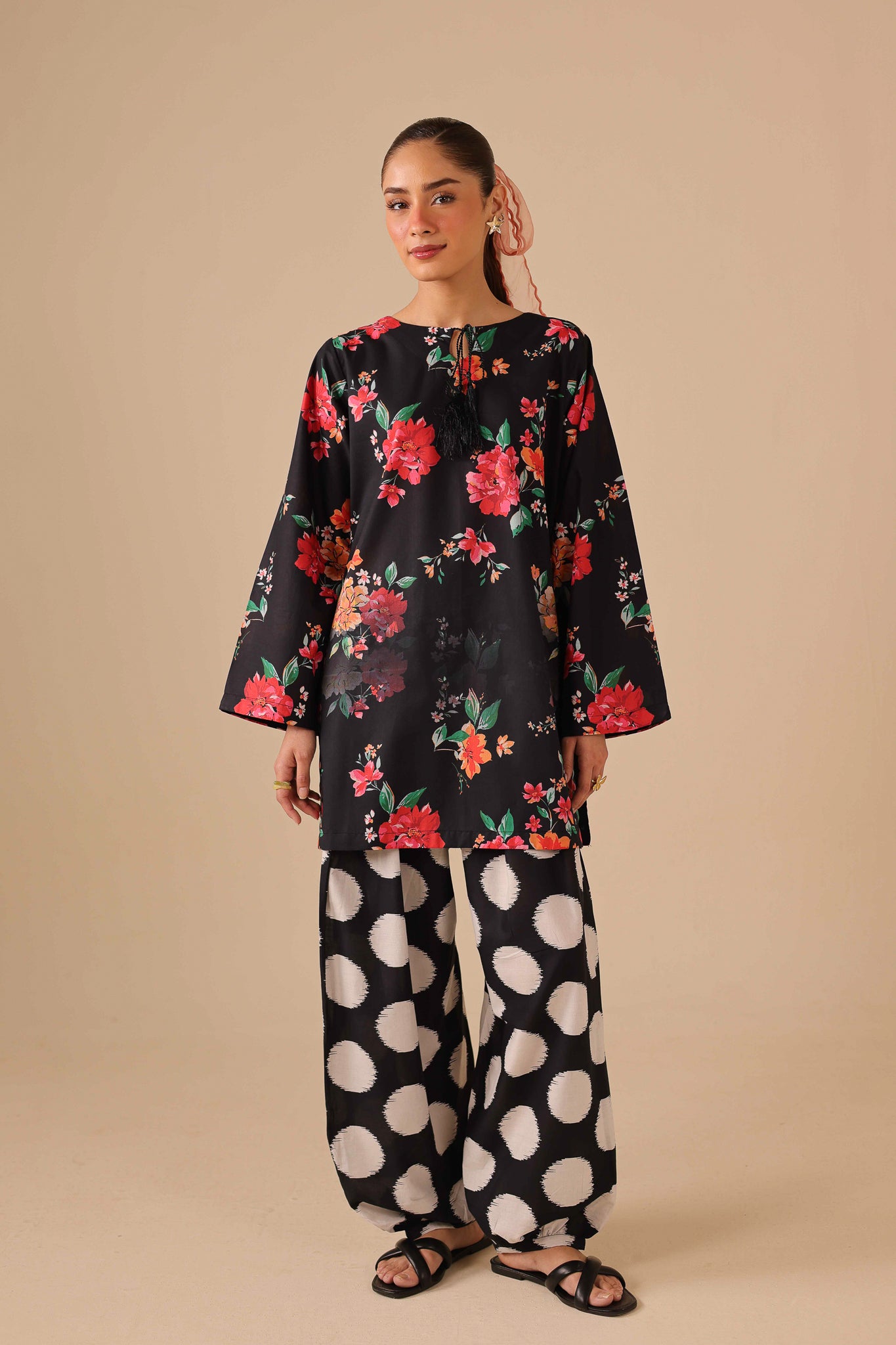 2PC Summer Lawn Dress - 44287