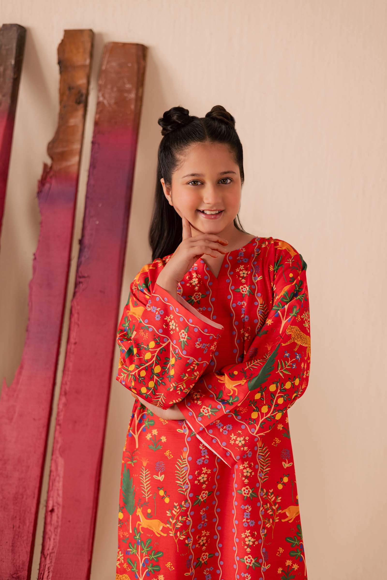 KF03-Kids Summer Kaftan