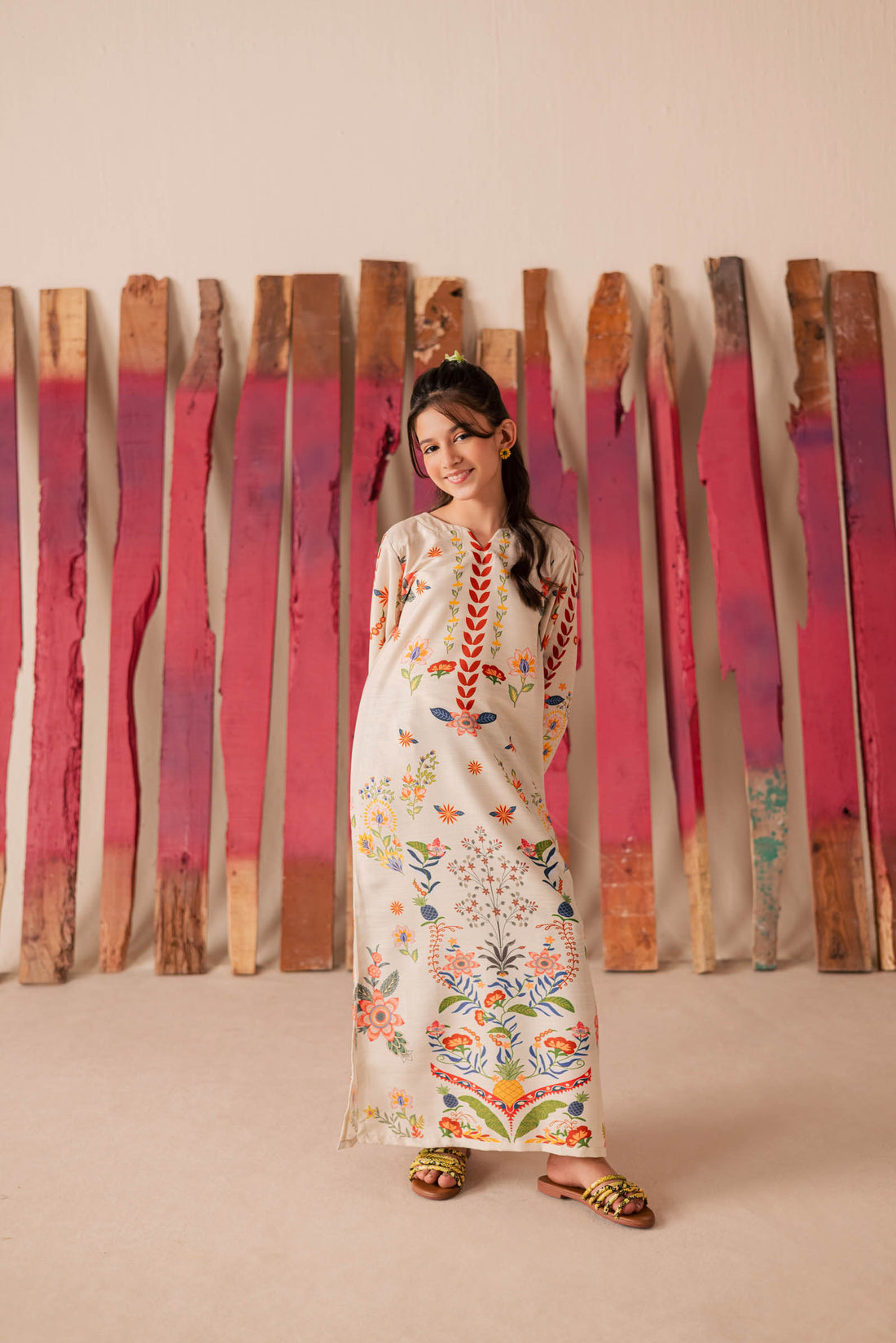 KF17-Kids Summer Kaftan