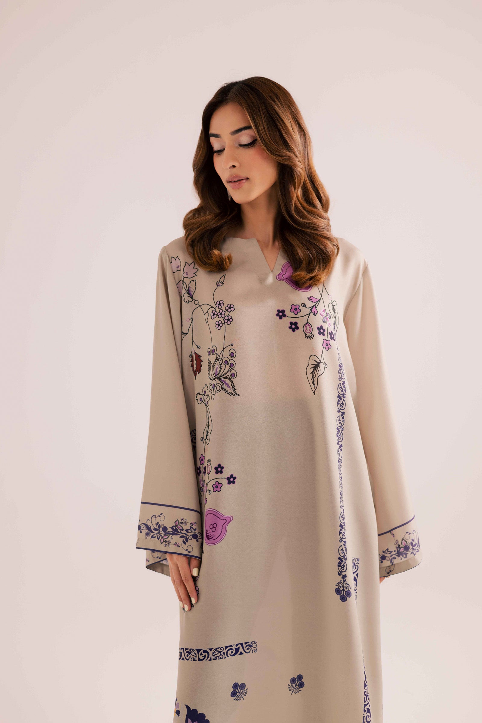 KF08 - Printed Kaftaan