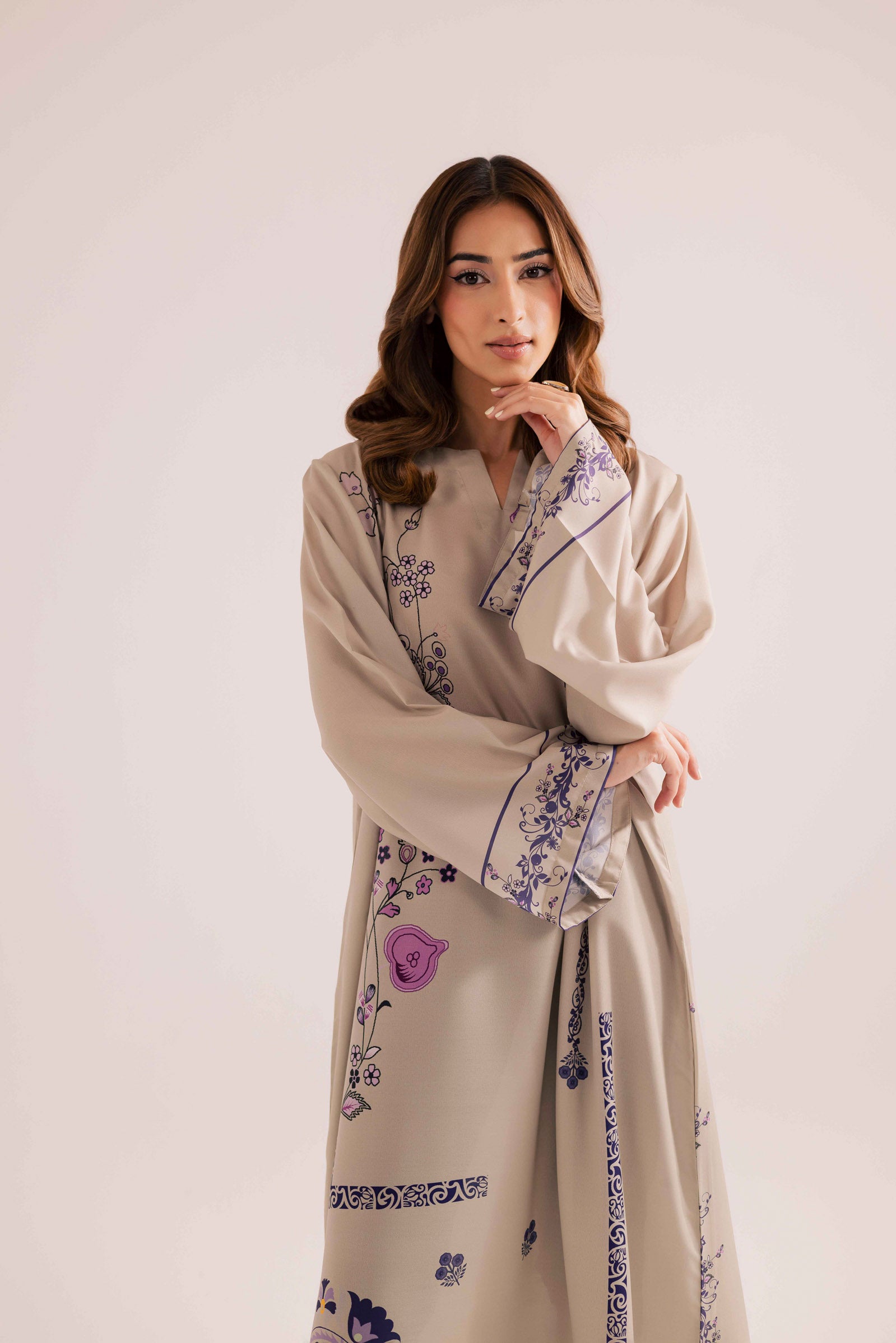 KF08 - Printed Kaftaan