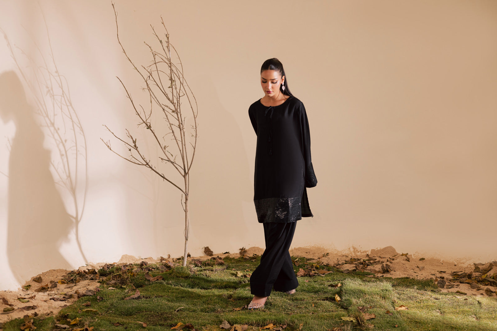 2PC Luxury Embroidered Dress- RSB19