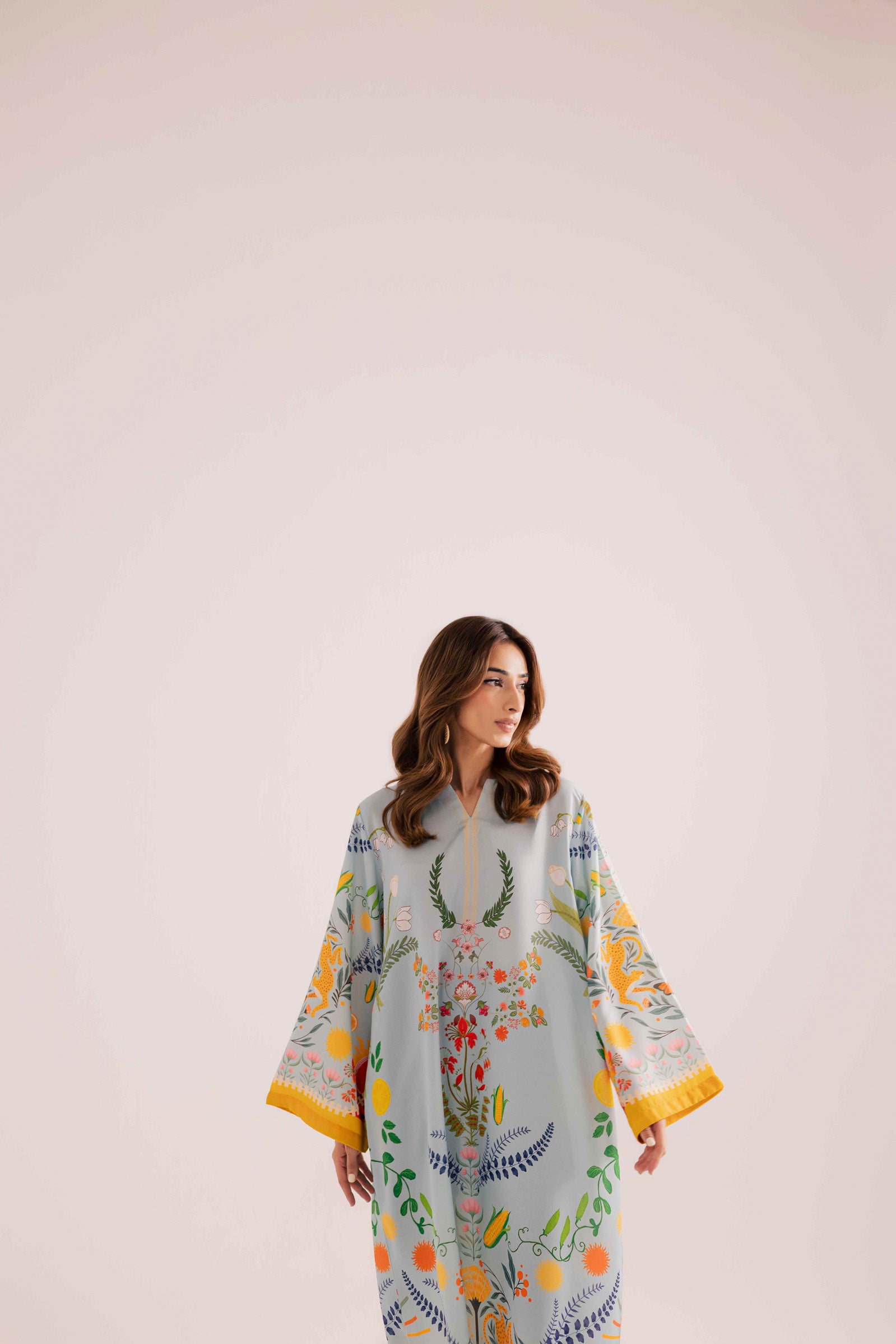 KF11 - Printed Kaftaan