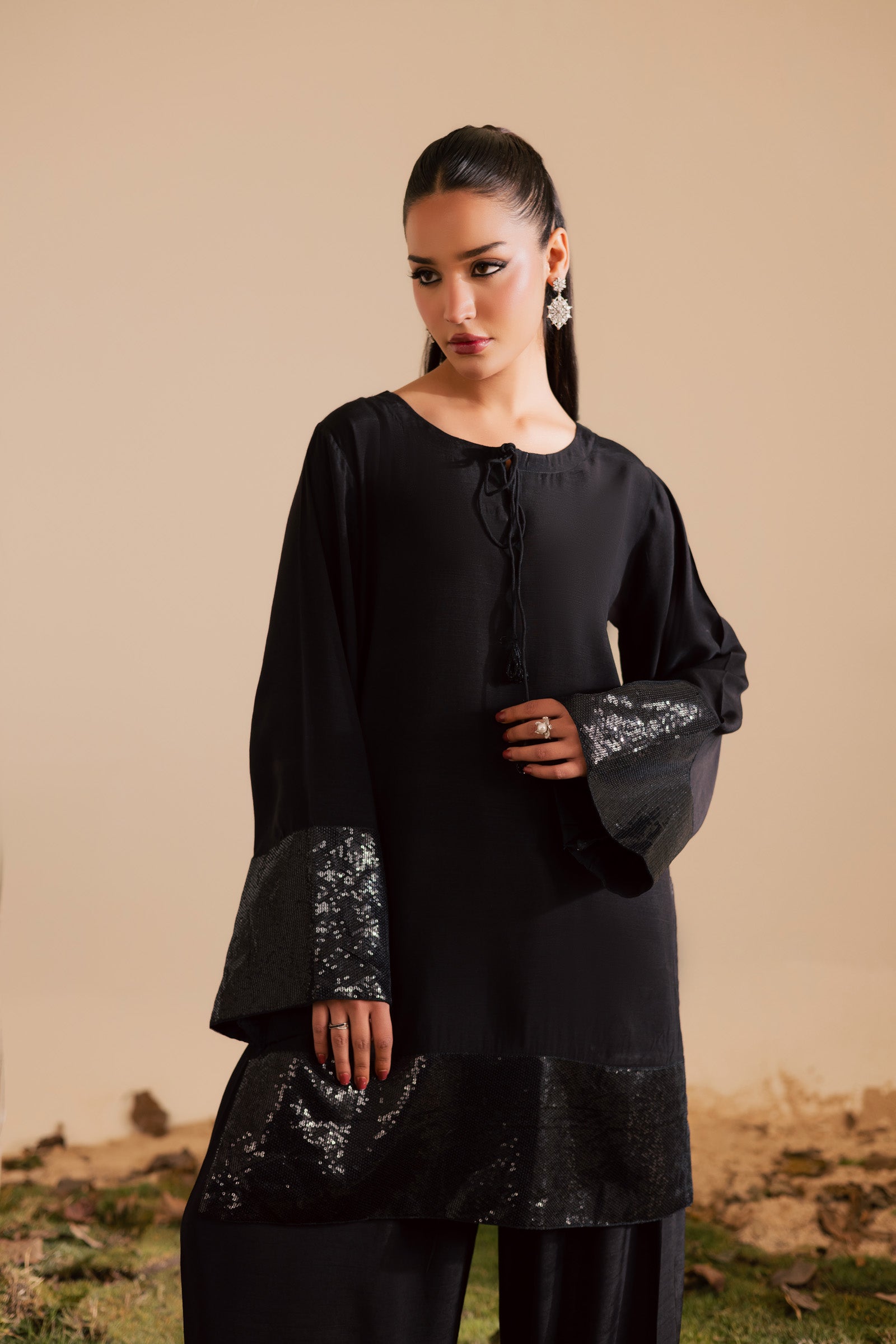 2PC Luxury Embroidered Dress- RSB19