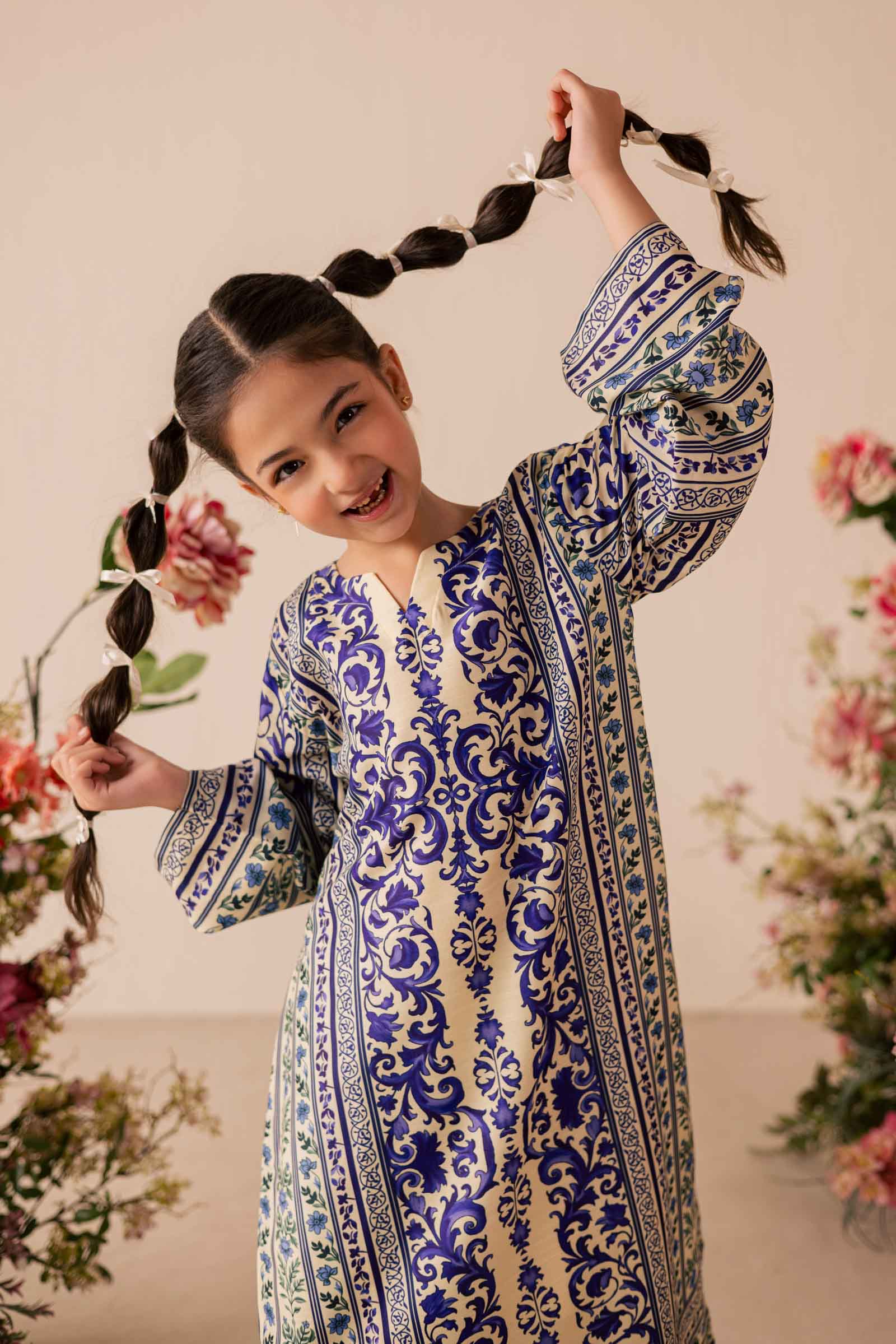 KF14-Kids Summer Kaftan