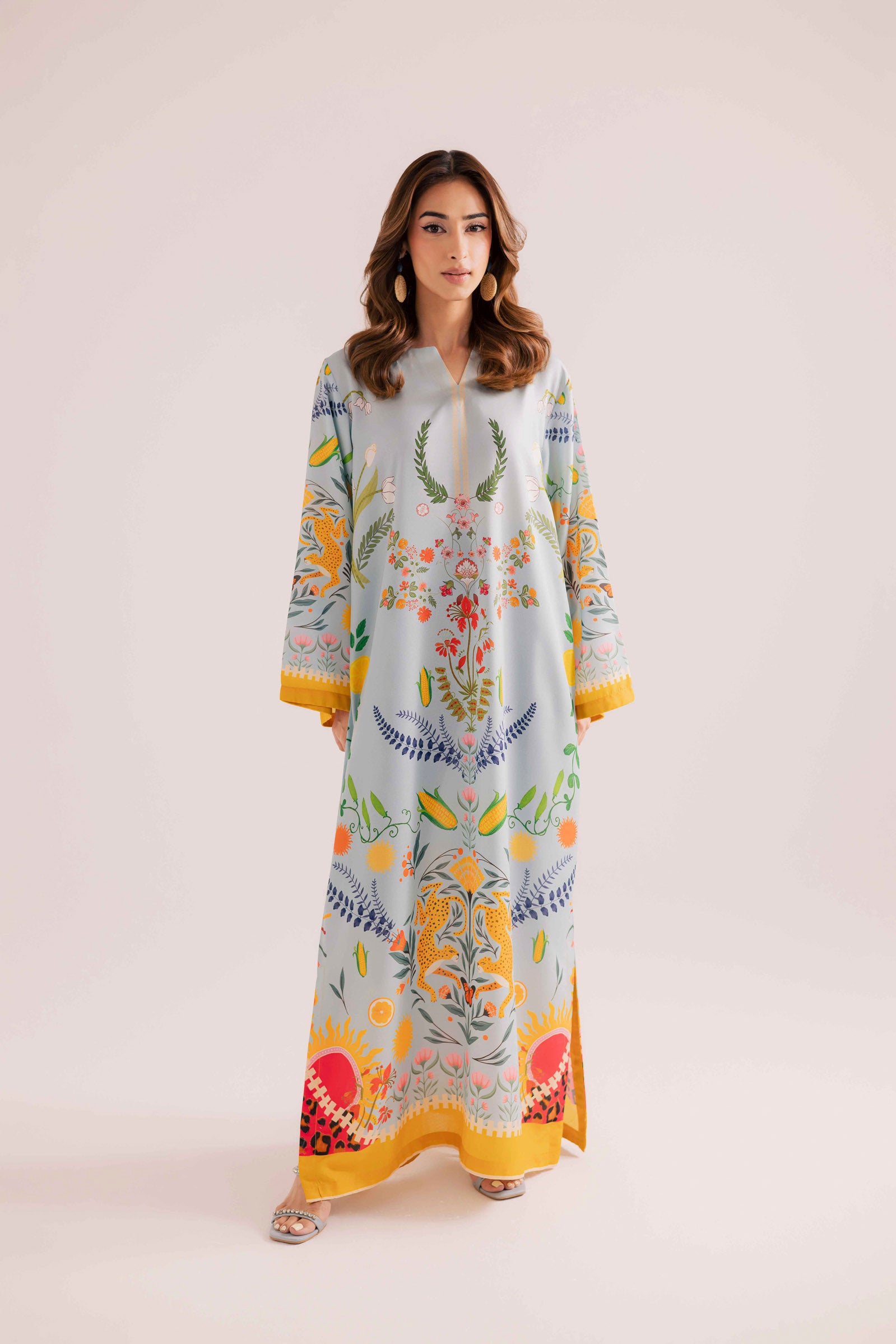 KF11 - Printed Kaftaan