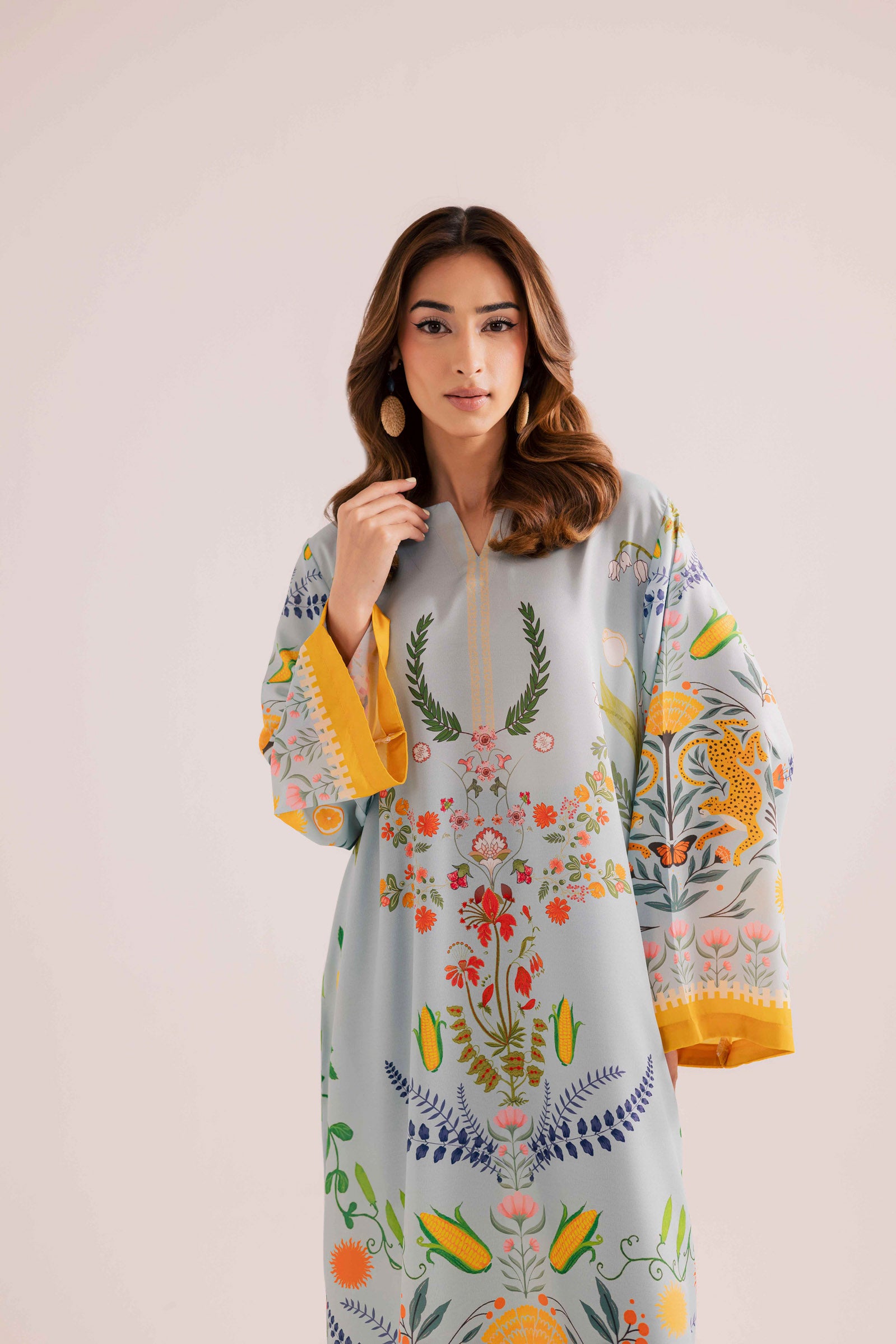 KF11 - Printed Kaftaan
