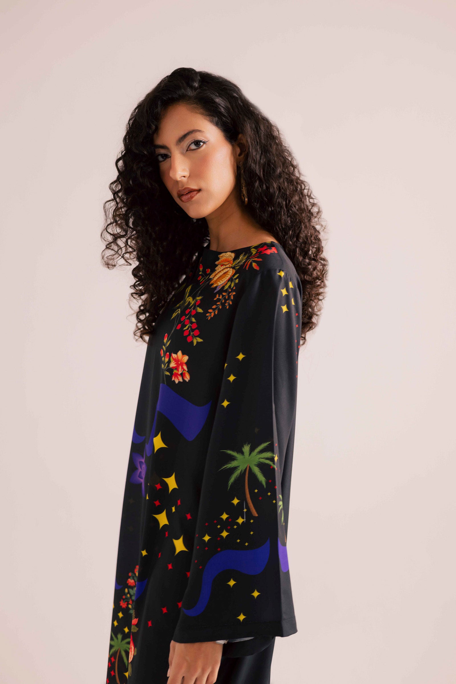 KF13 - Printed Kaftaan