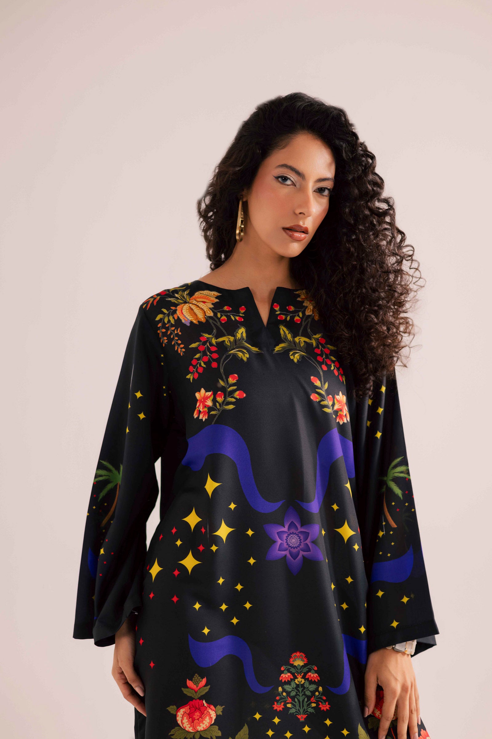 KF13 - Printed Kaftaan