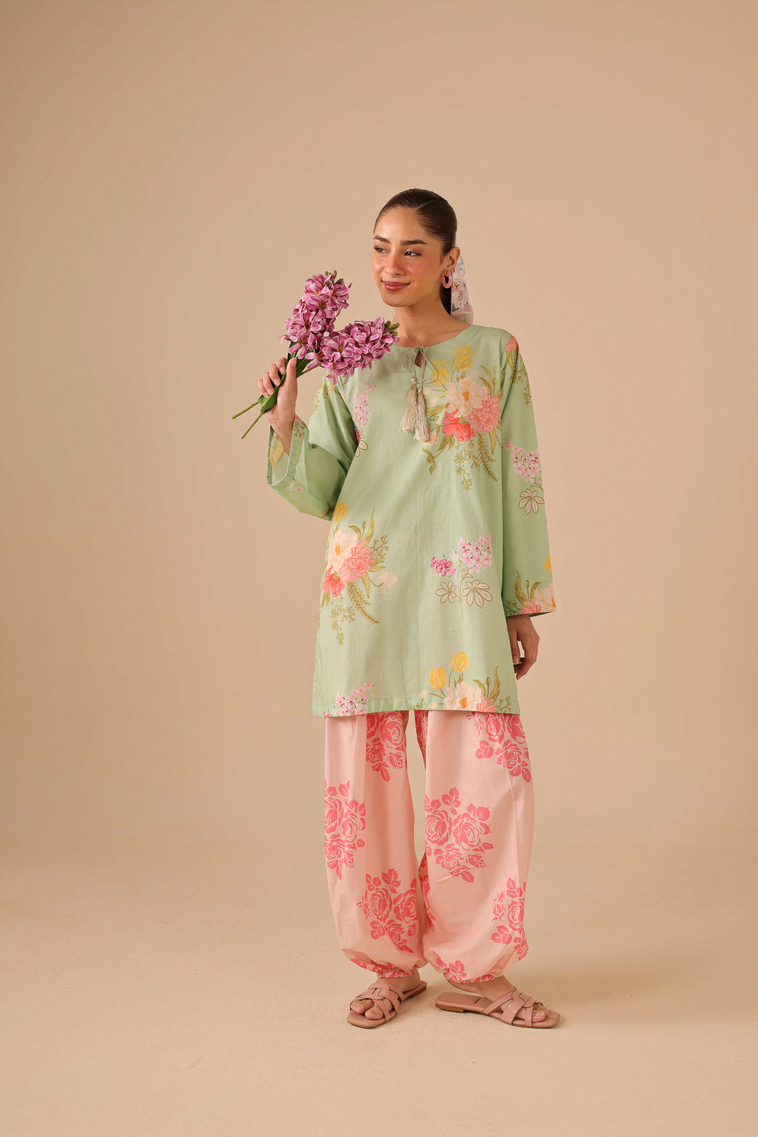 2PC Summer Lawn Dress - 44285