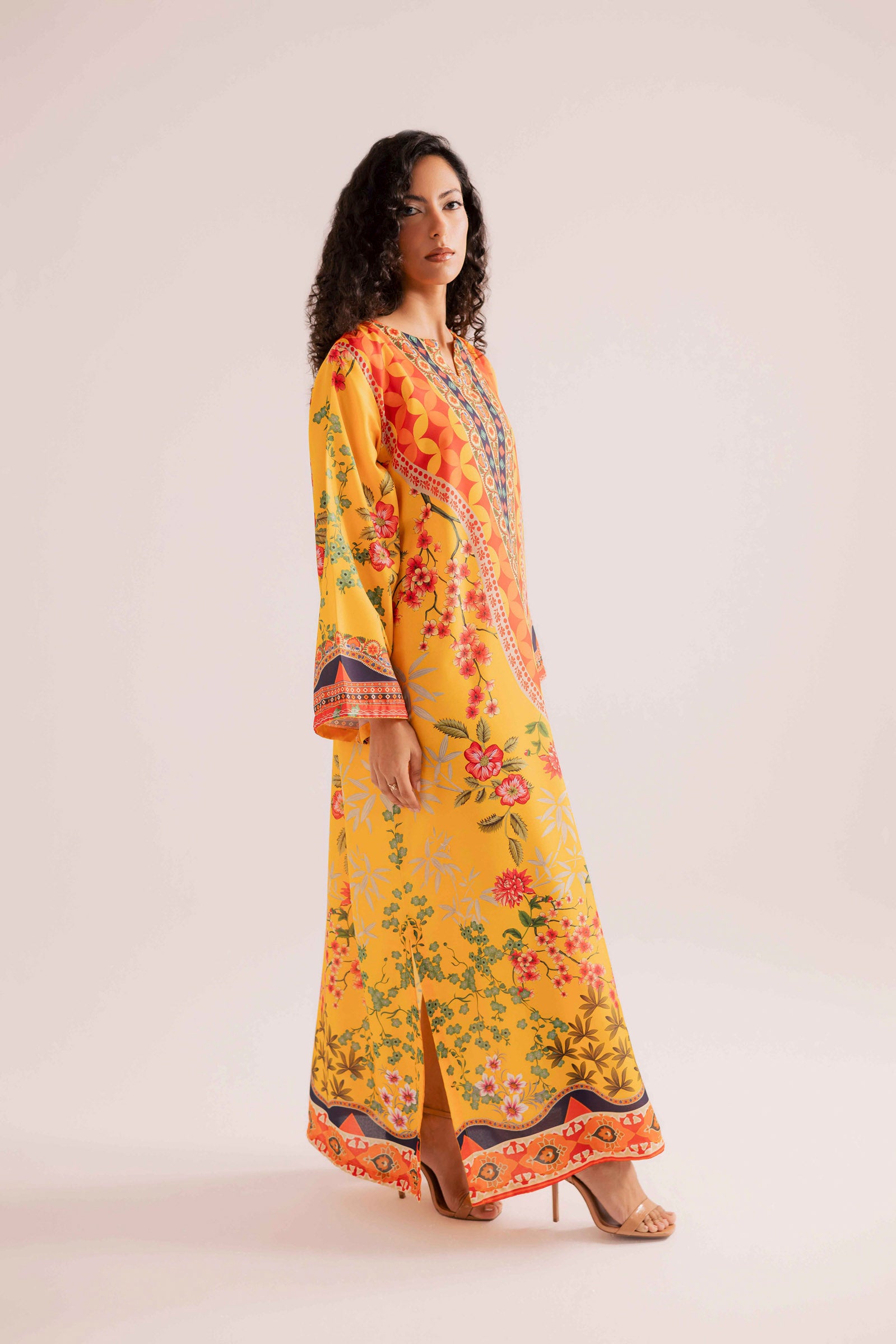 KF16 - Printed Kaftaan