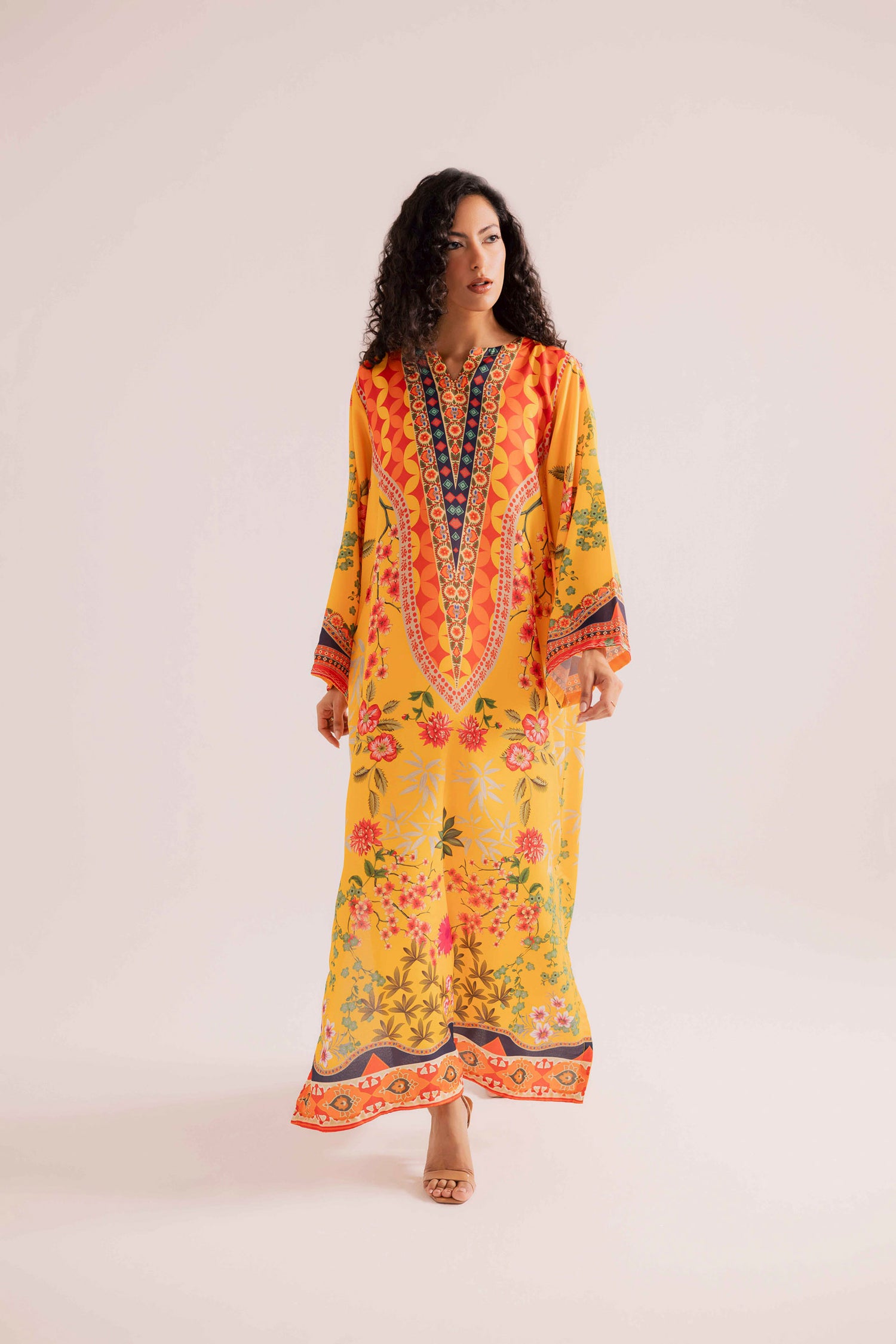 KF16 - Printed Kaftaan