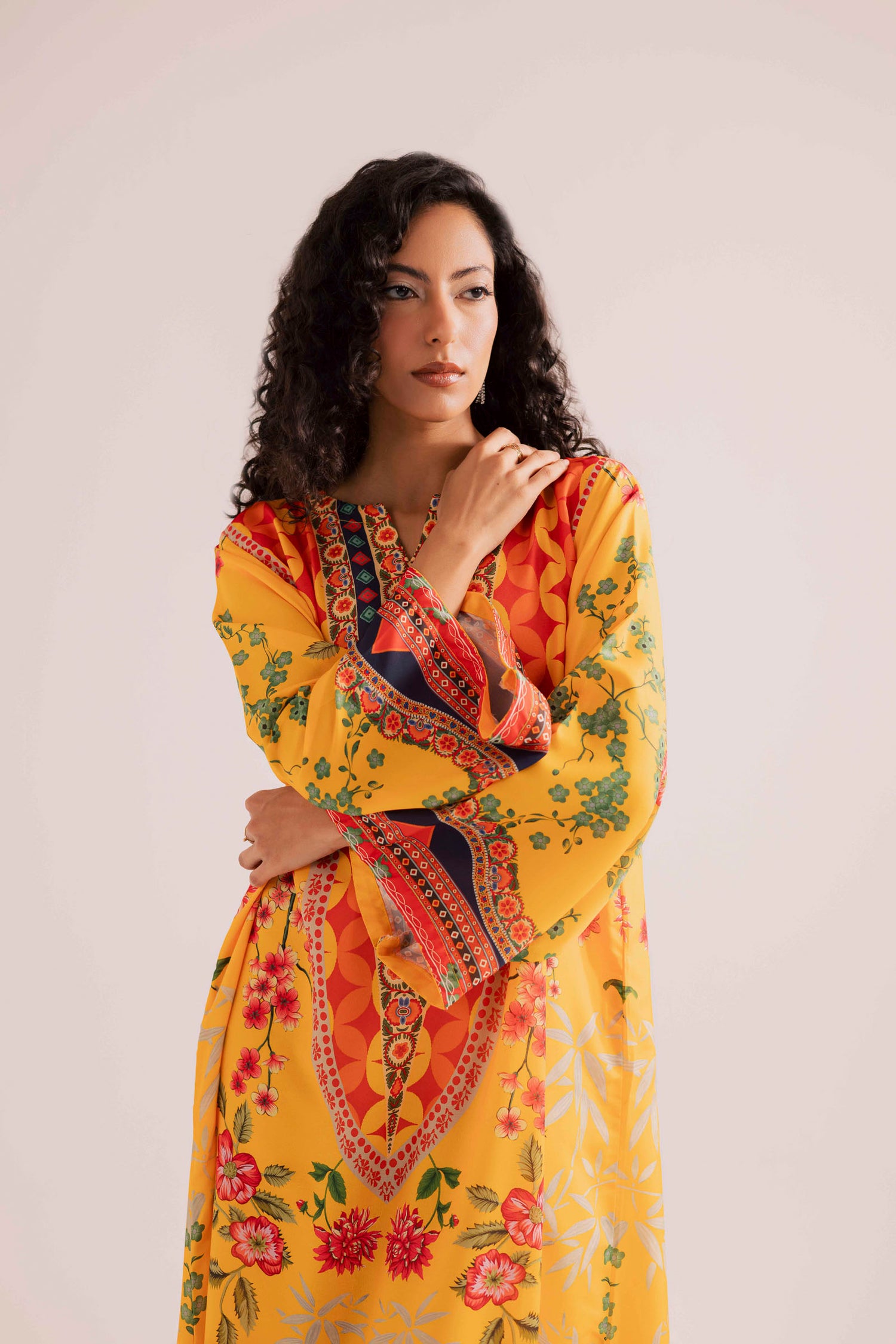 KF16 - Printed Kaftaan