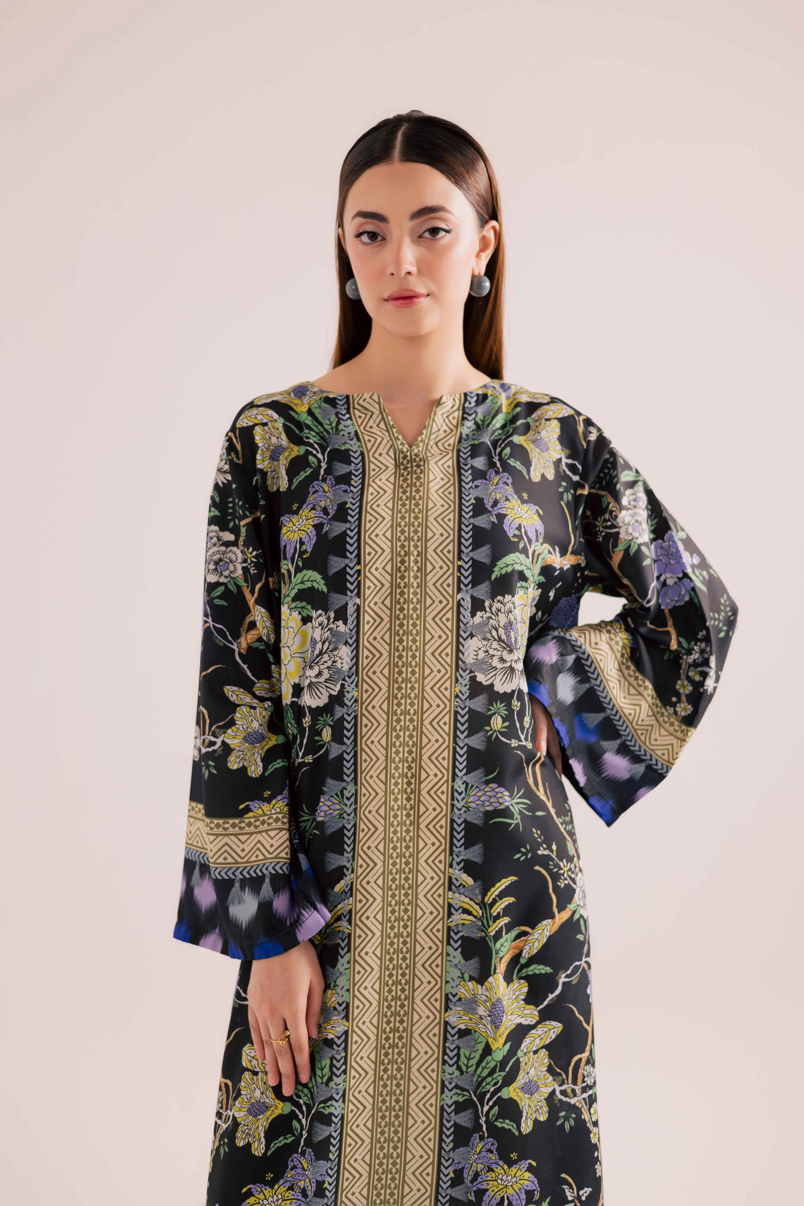 KF19 - Printed Kaftaan