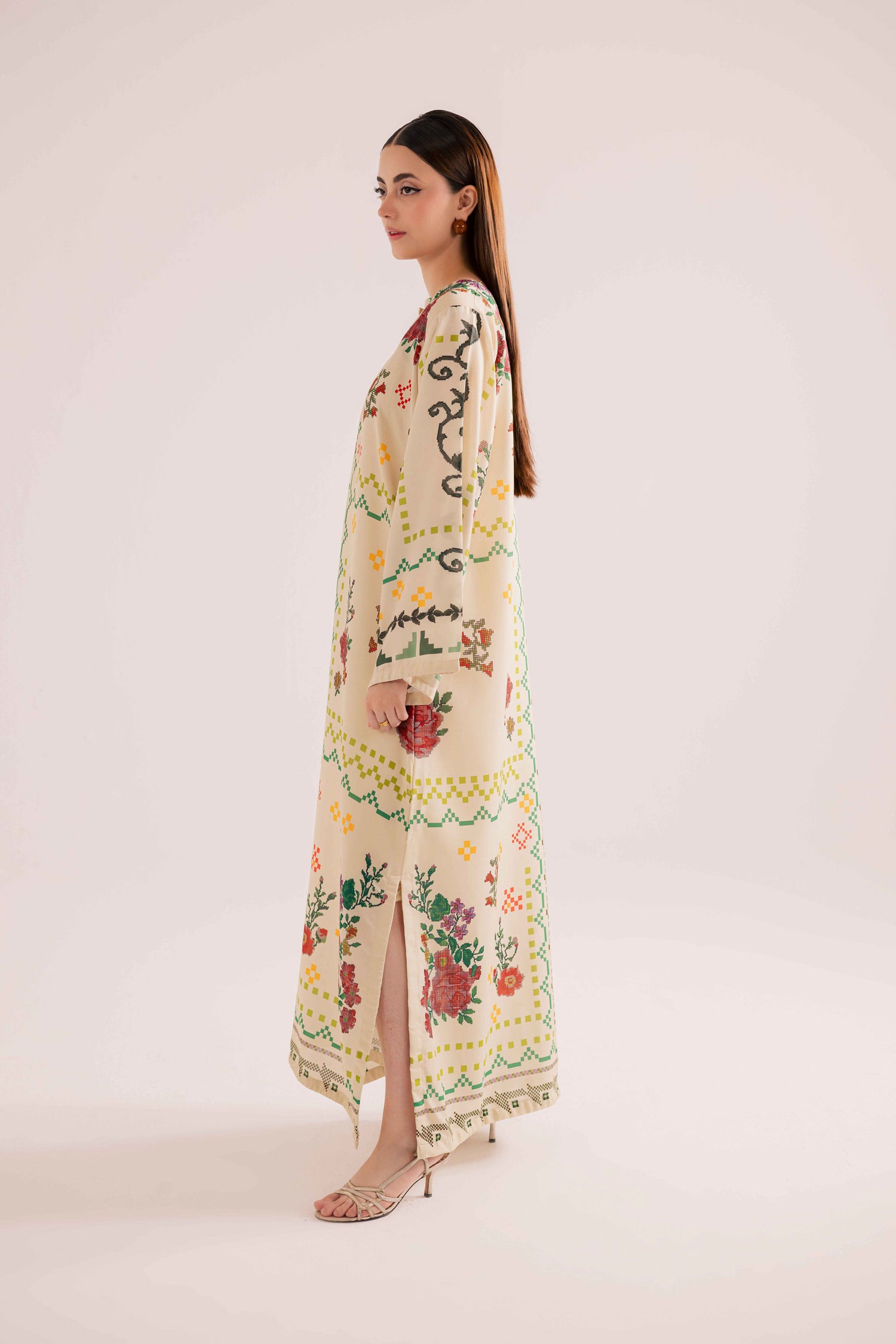 KF21 - Printed Kaftaan