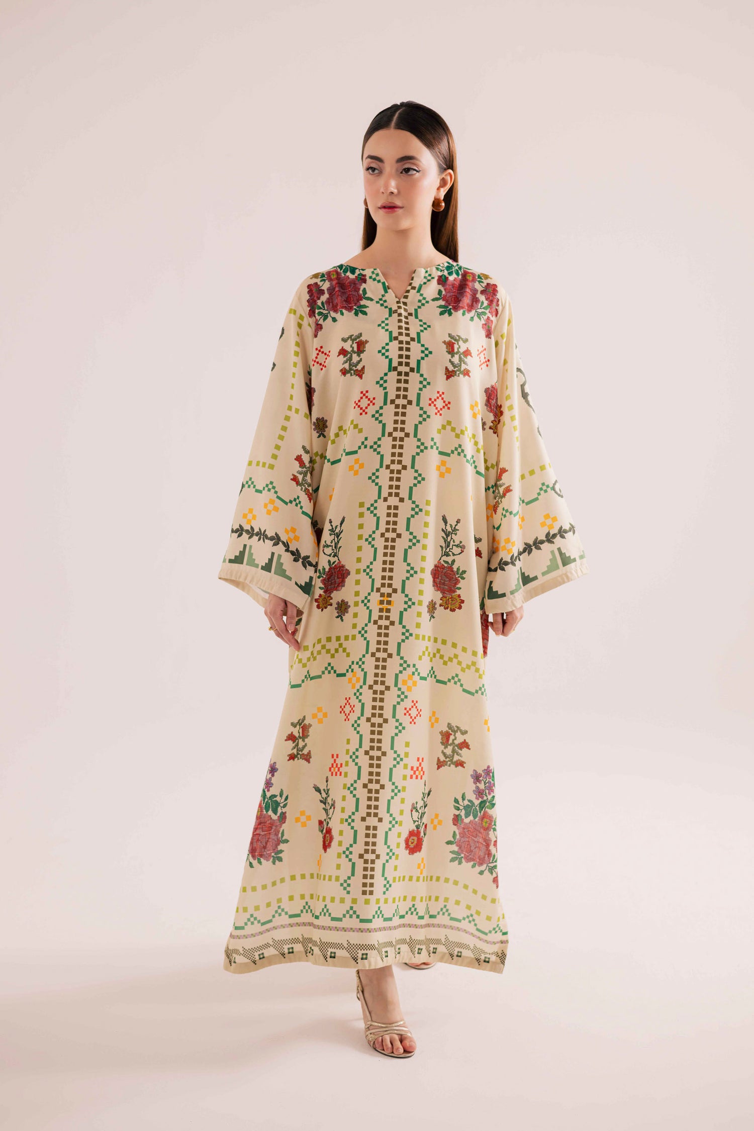 KF21 - Printed Kaftaan