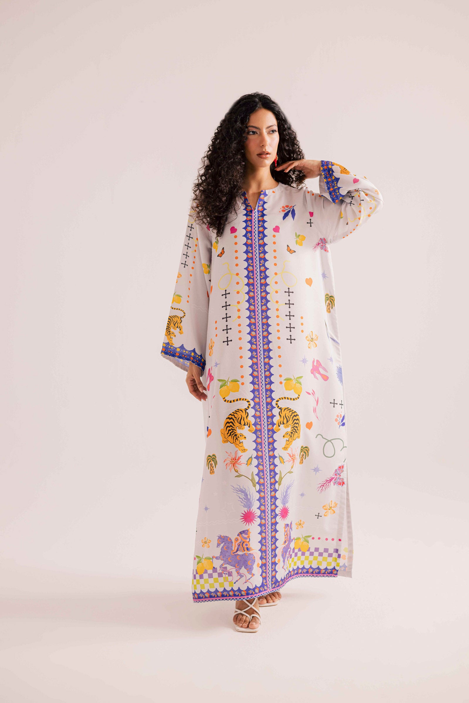 KF22 - Printed Kaftaan