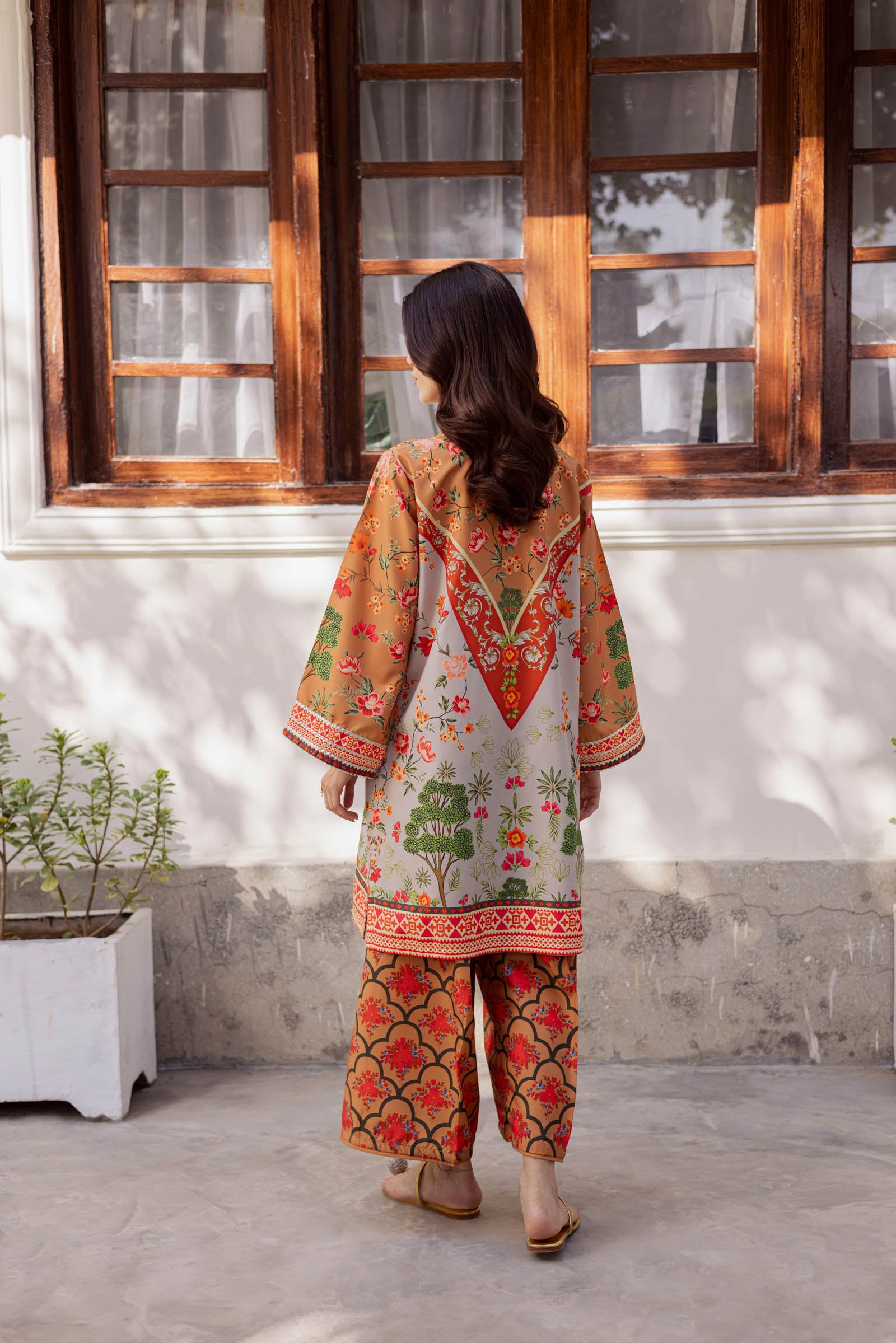 2PC Luxury Printed Pret- LP08