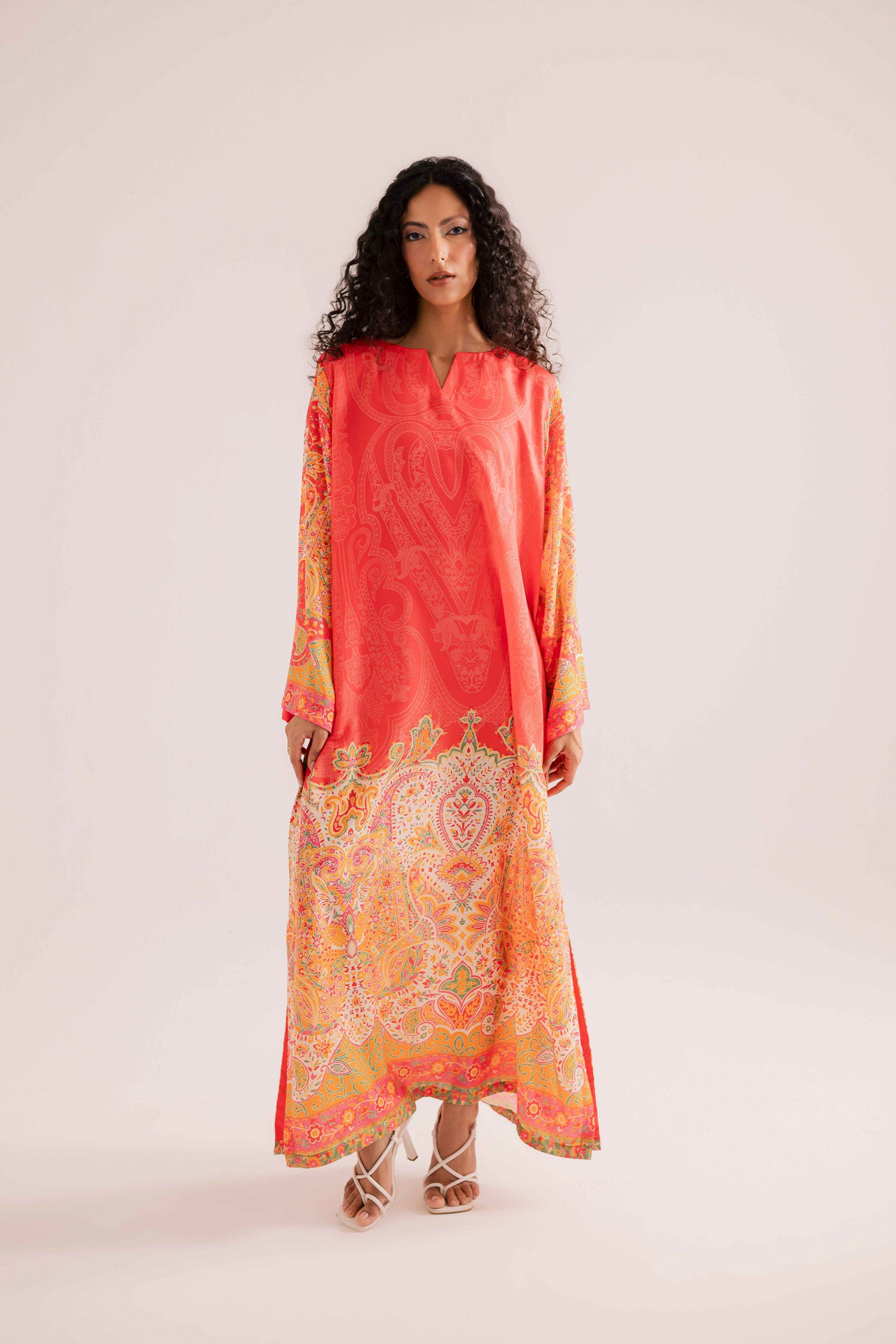 KF24 - Printed Kaftaan