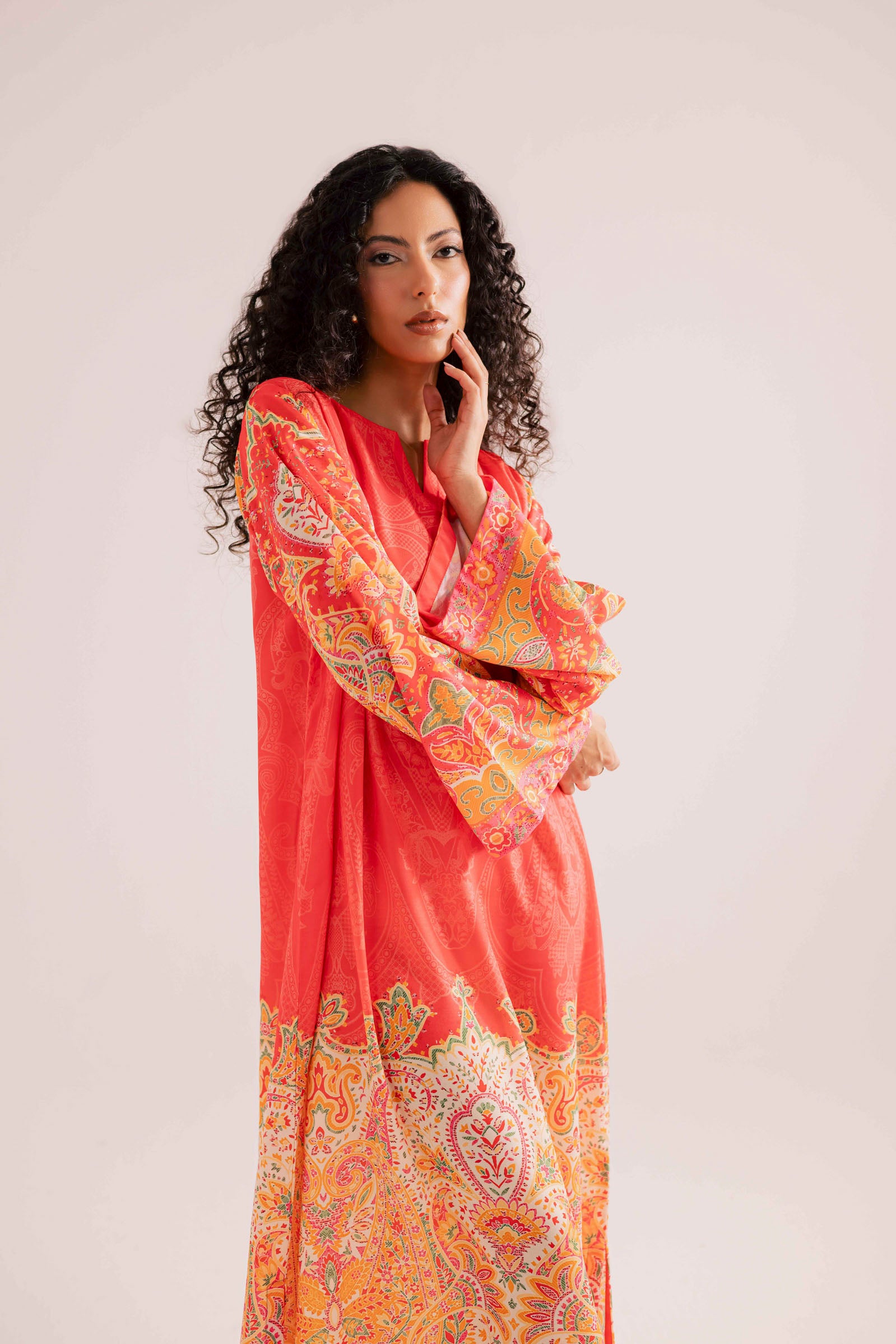 KF24 - Printed Kaftaan