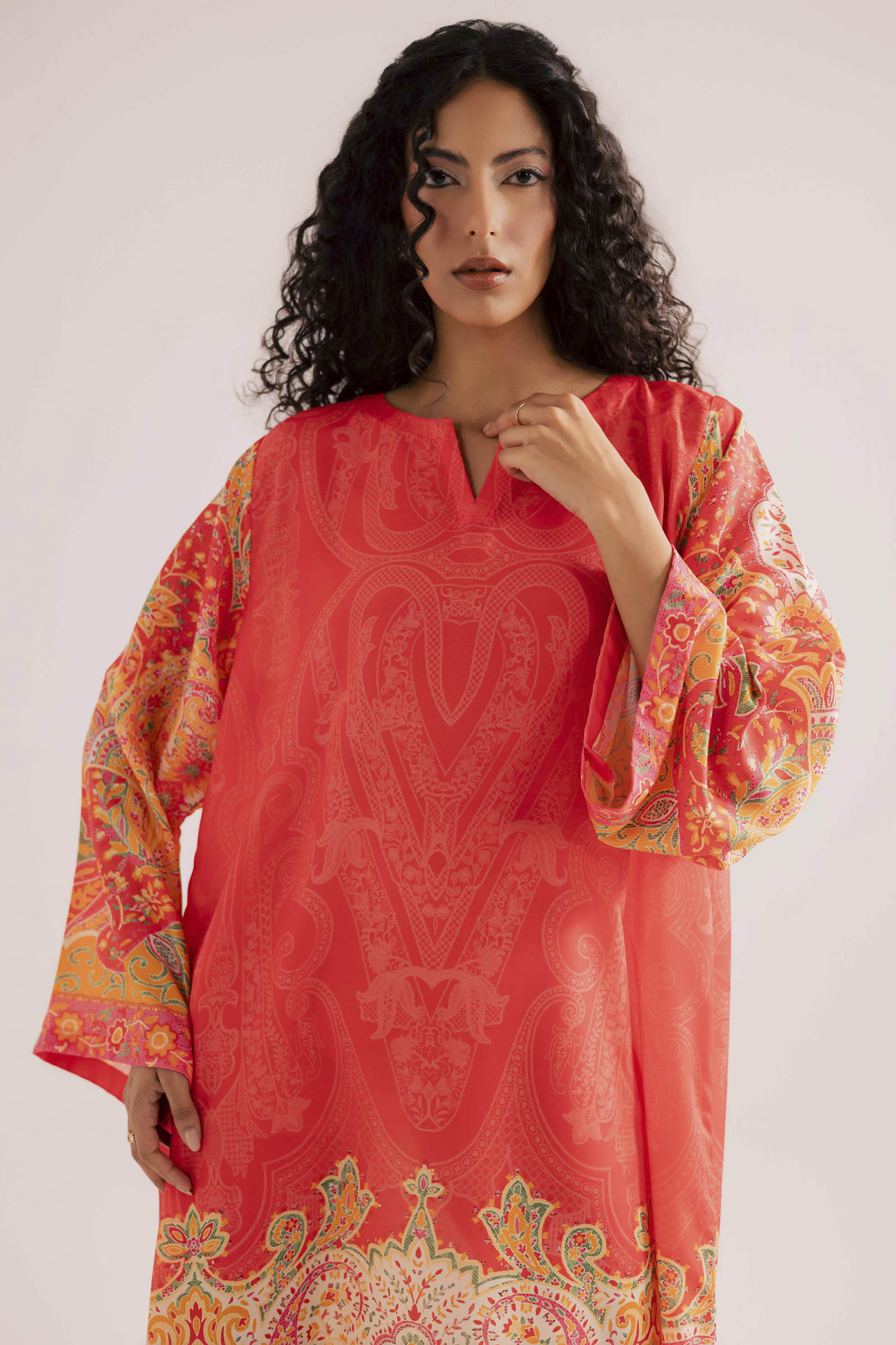 KF24 - Printed Kaftaan