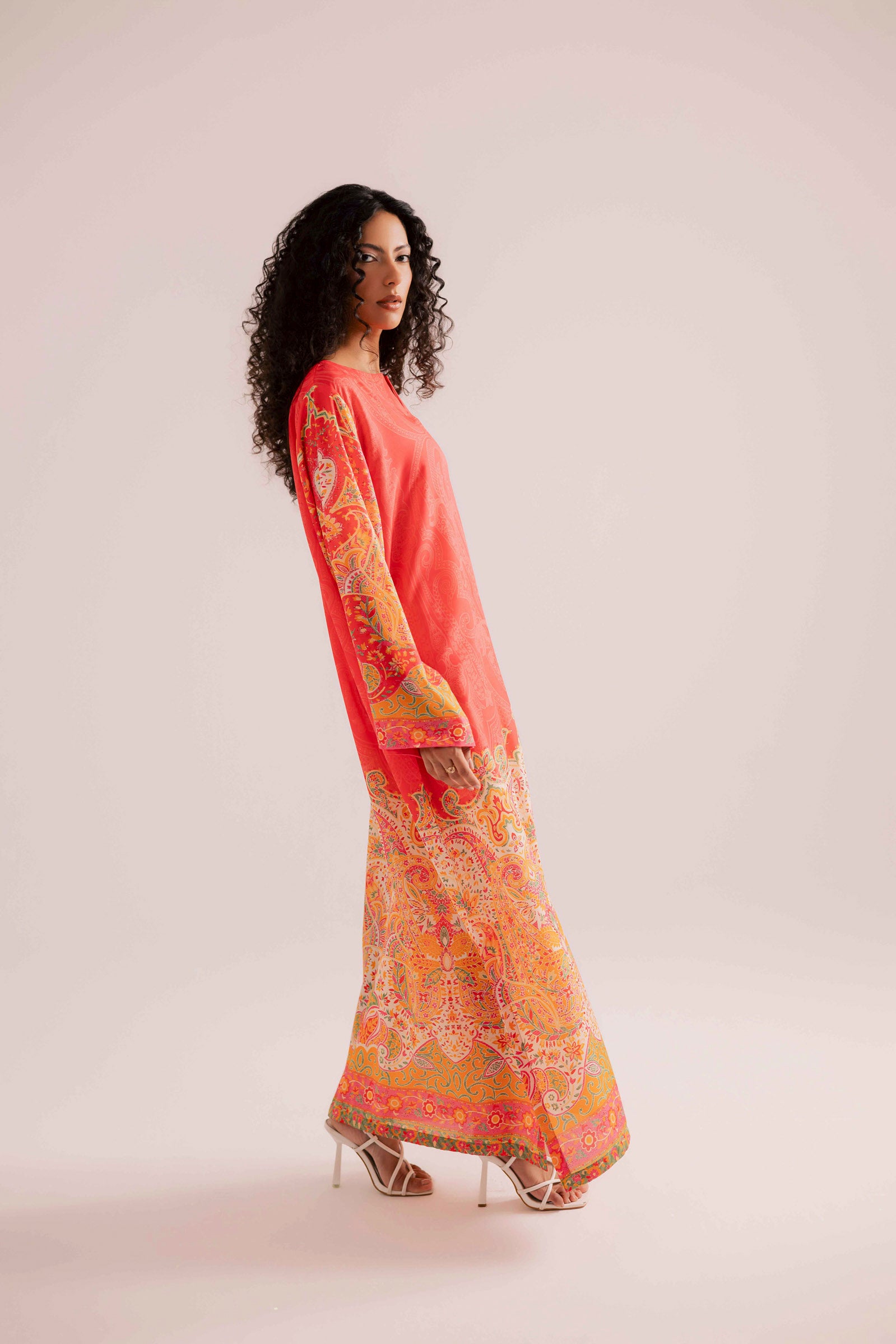 KF24 - Printed Kaftaan
