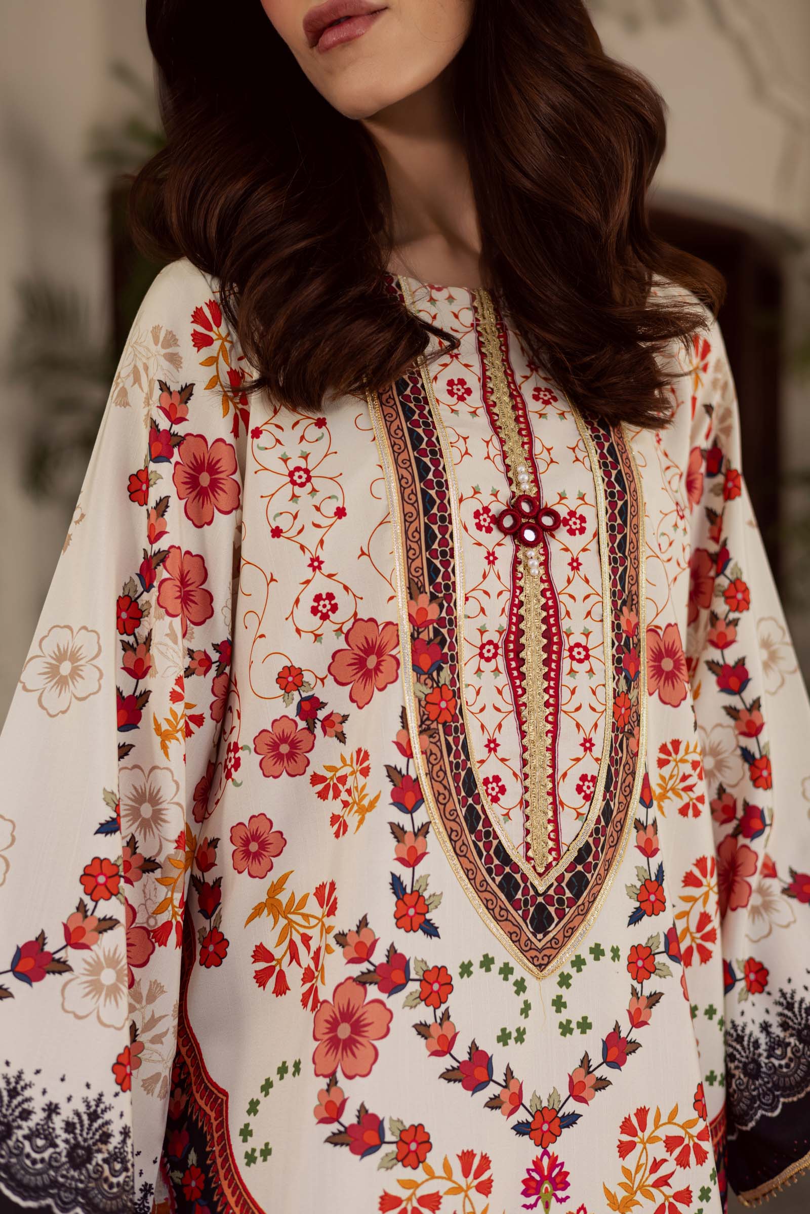 2PC Luxury Printed Pret- LP02