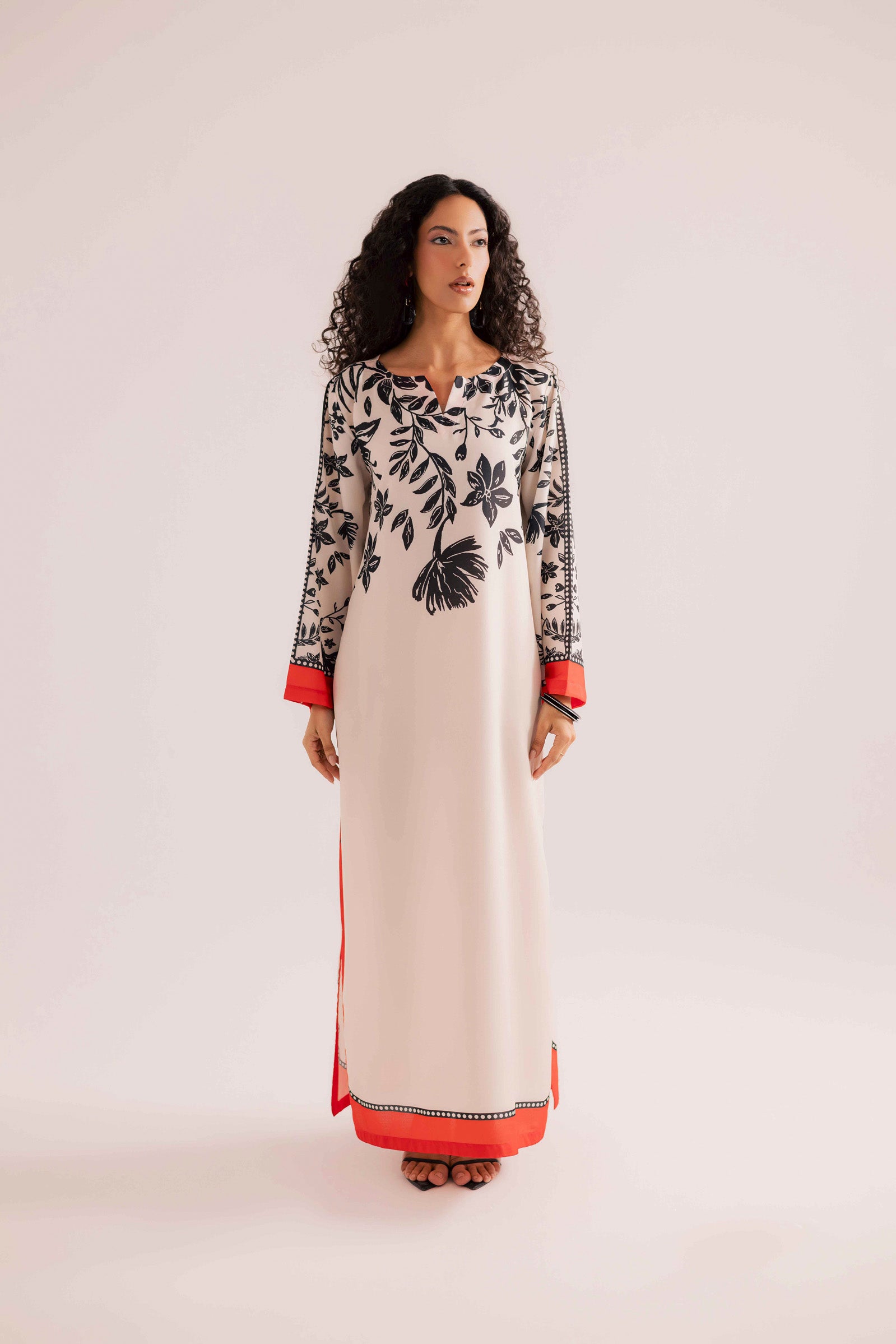 KF27 - Printed Kaftaan