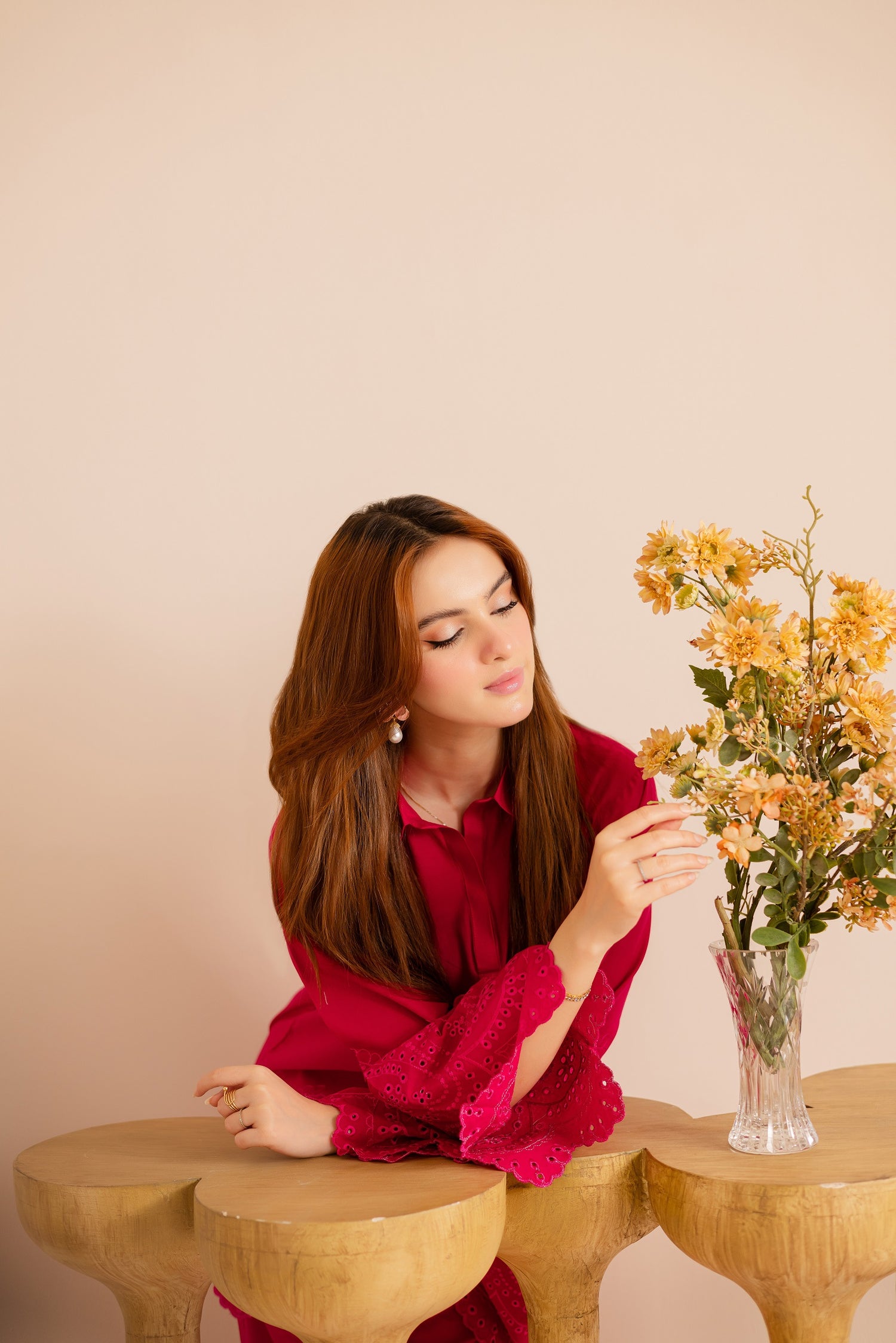 Summer Schiffli Embroidered Co-Ord - 1159-S.PNK