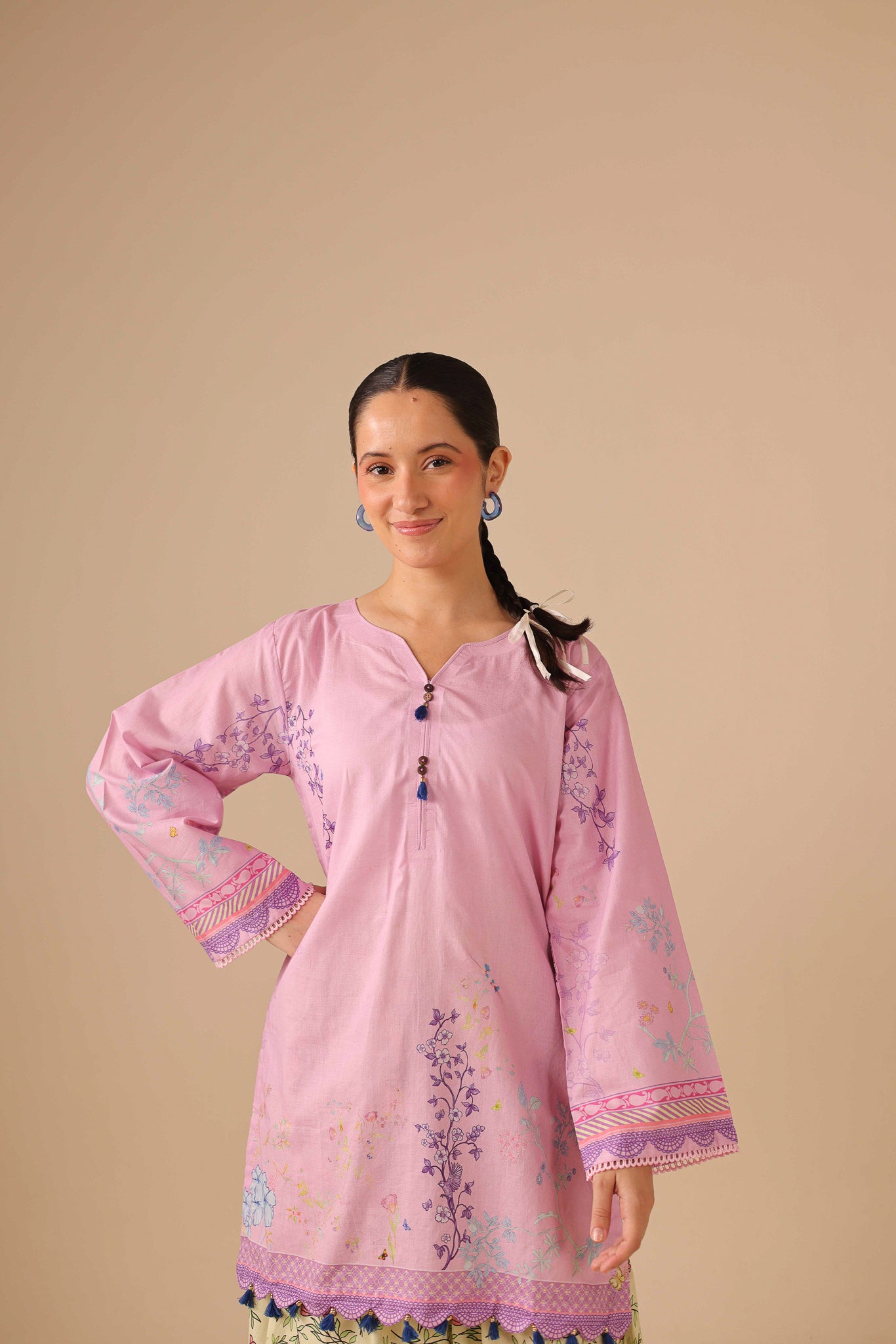 2PC Summer Lawn Dress - 44248