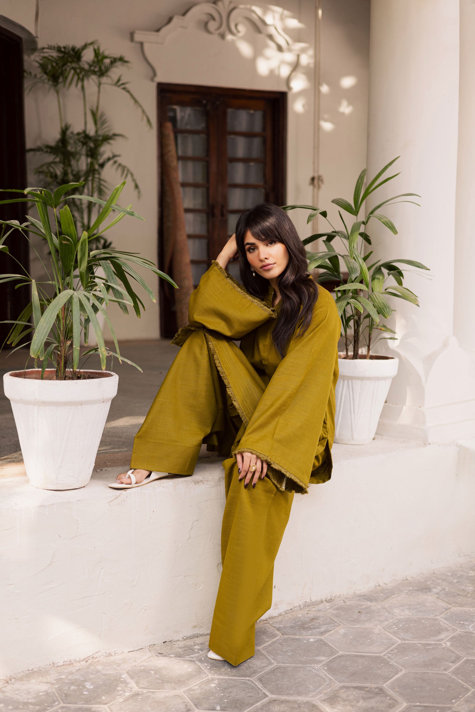 2 PC Khaddar Solid FSK 03 – Green