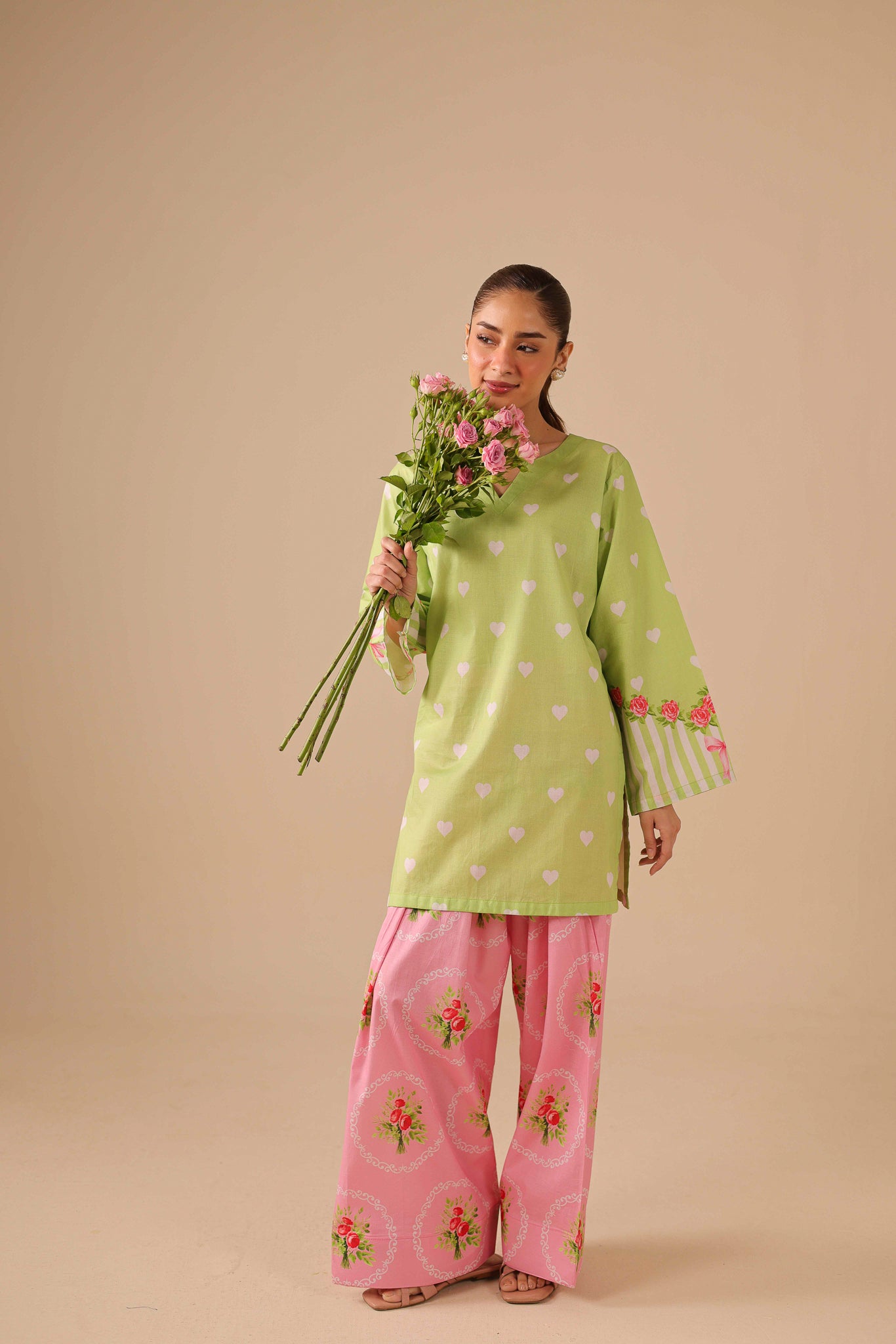 2PC Summer Lawn Dress - 44279