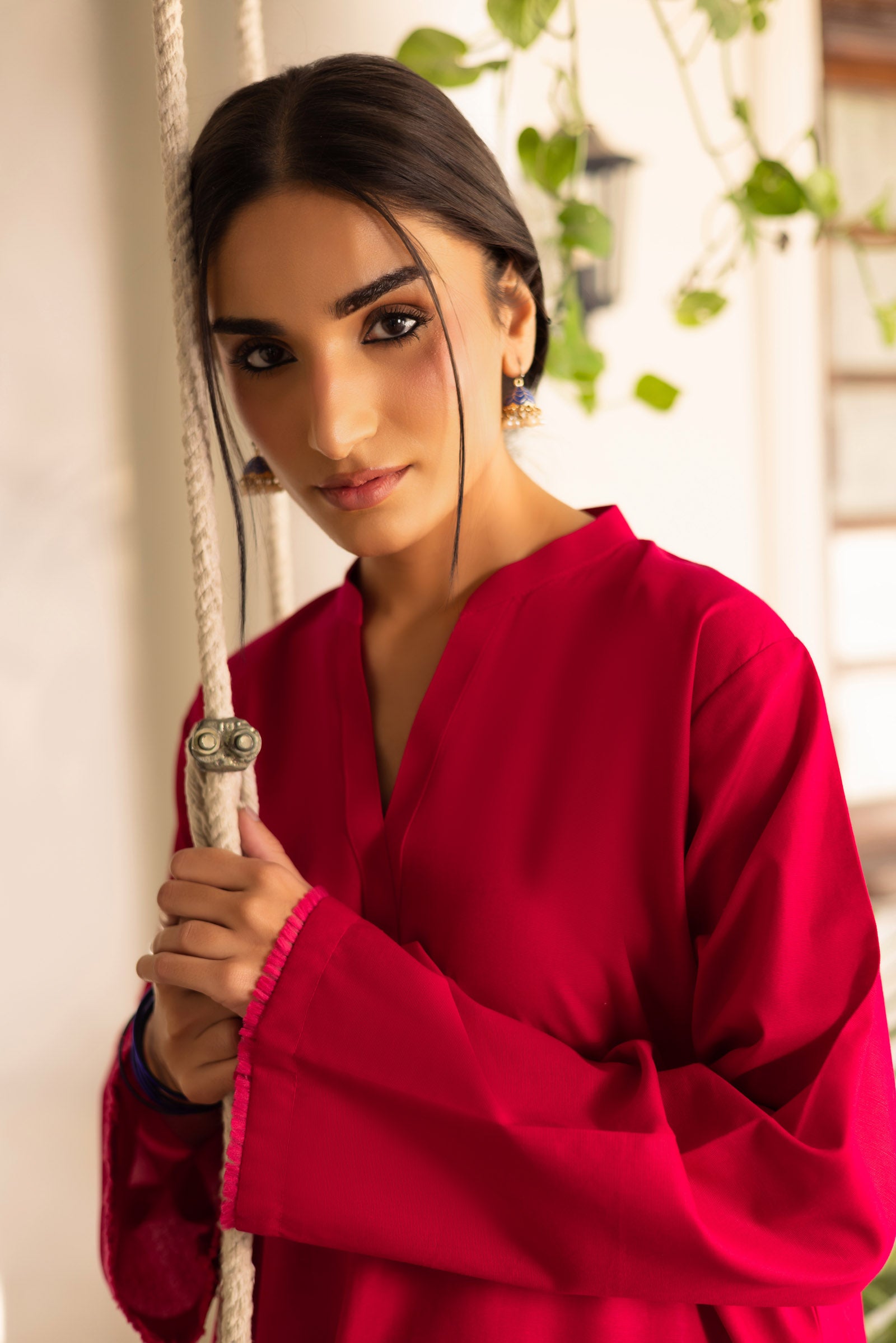 2 PC Khaddar Solid FSK 03 – Shocking Pink