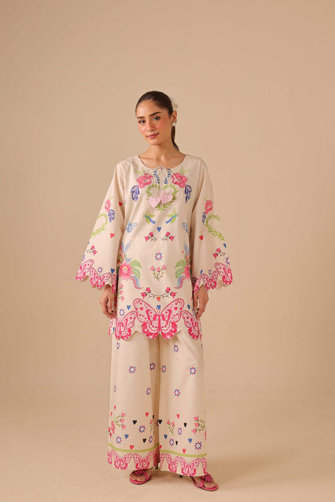 2PC Summer Lawn Dress - 44239