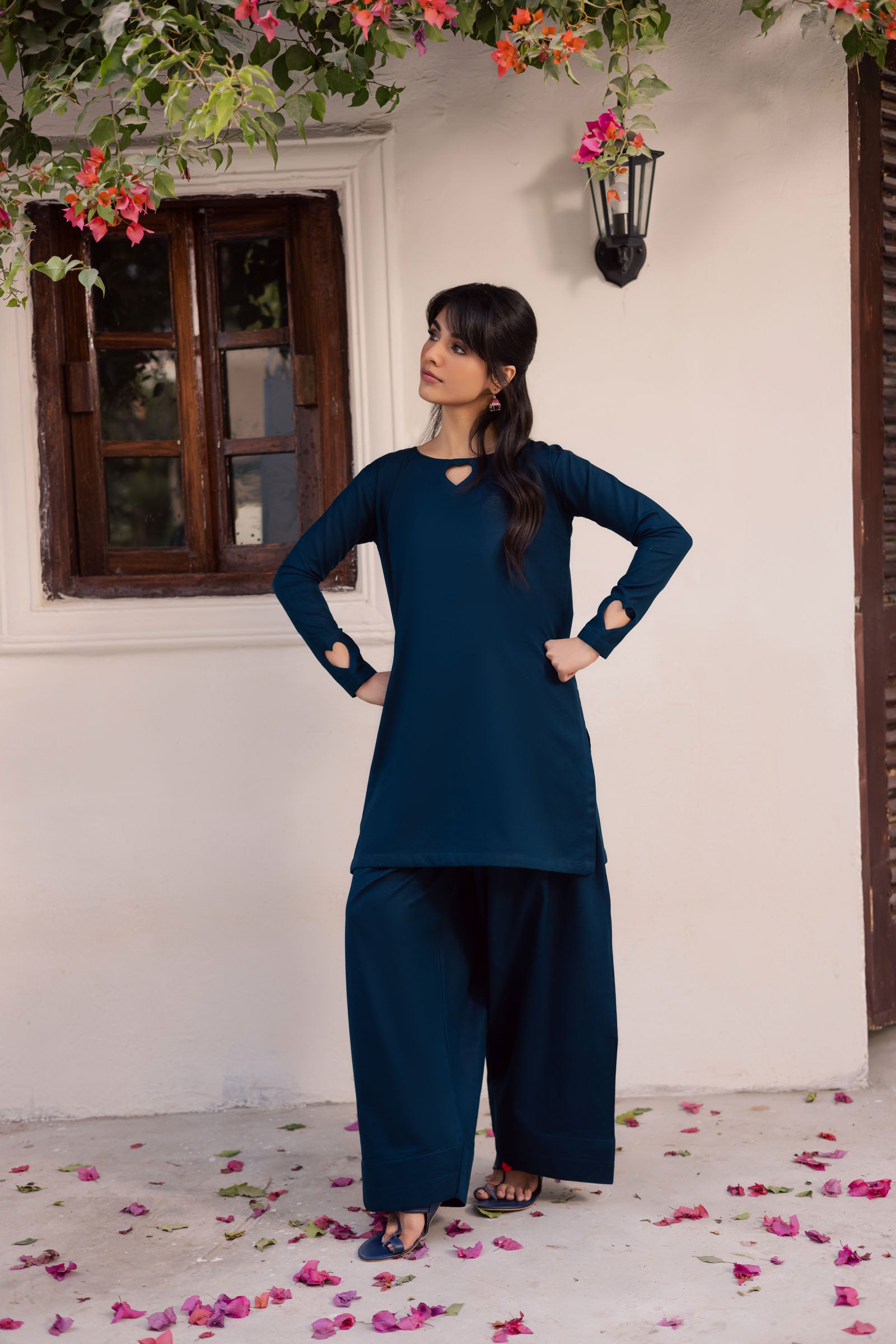 2PC Khaddar Solid HSK 06 – Teal