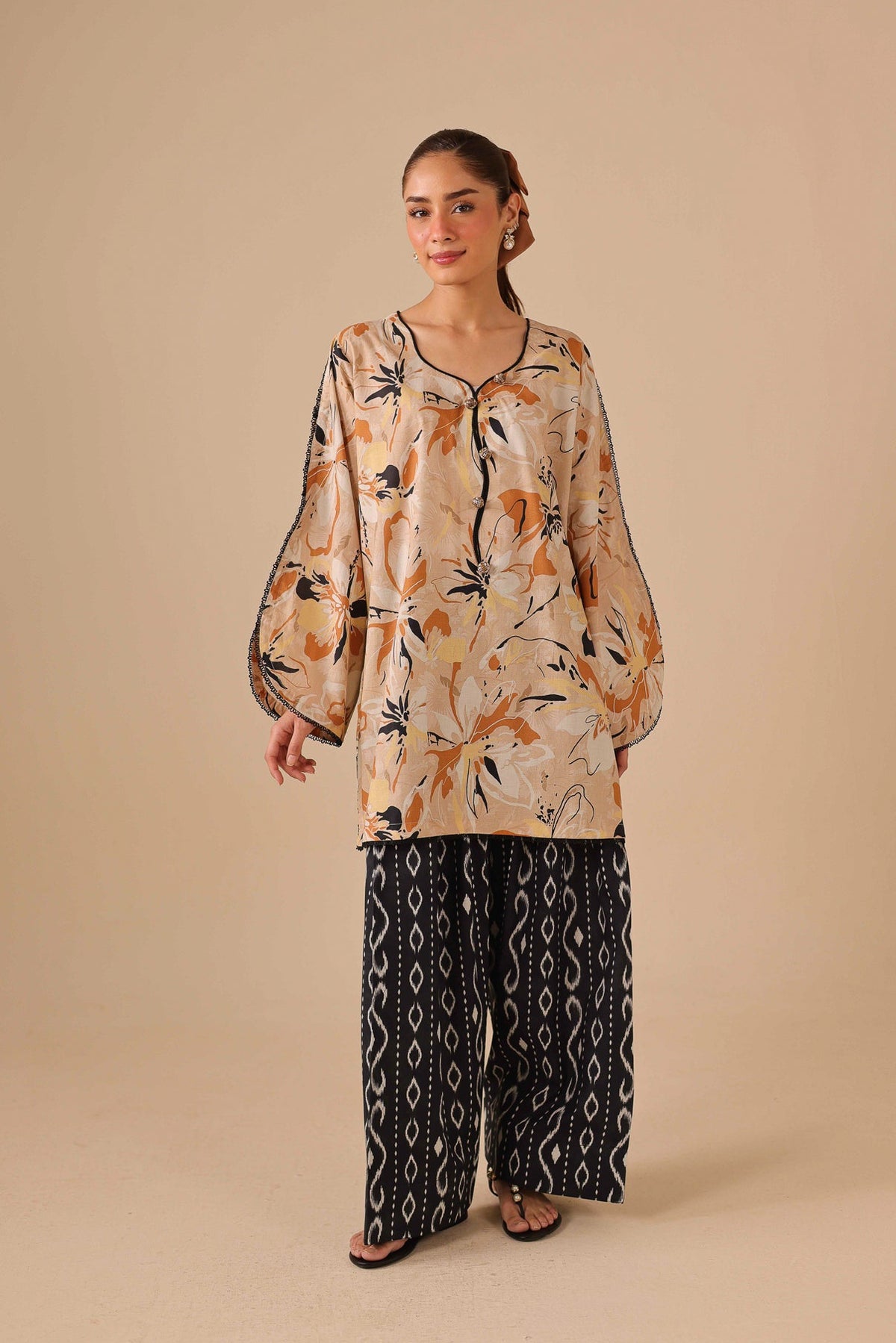 2PC Summer Lawn Dress - 42186