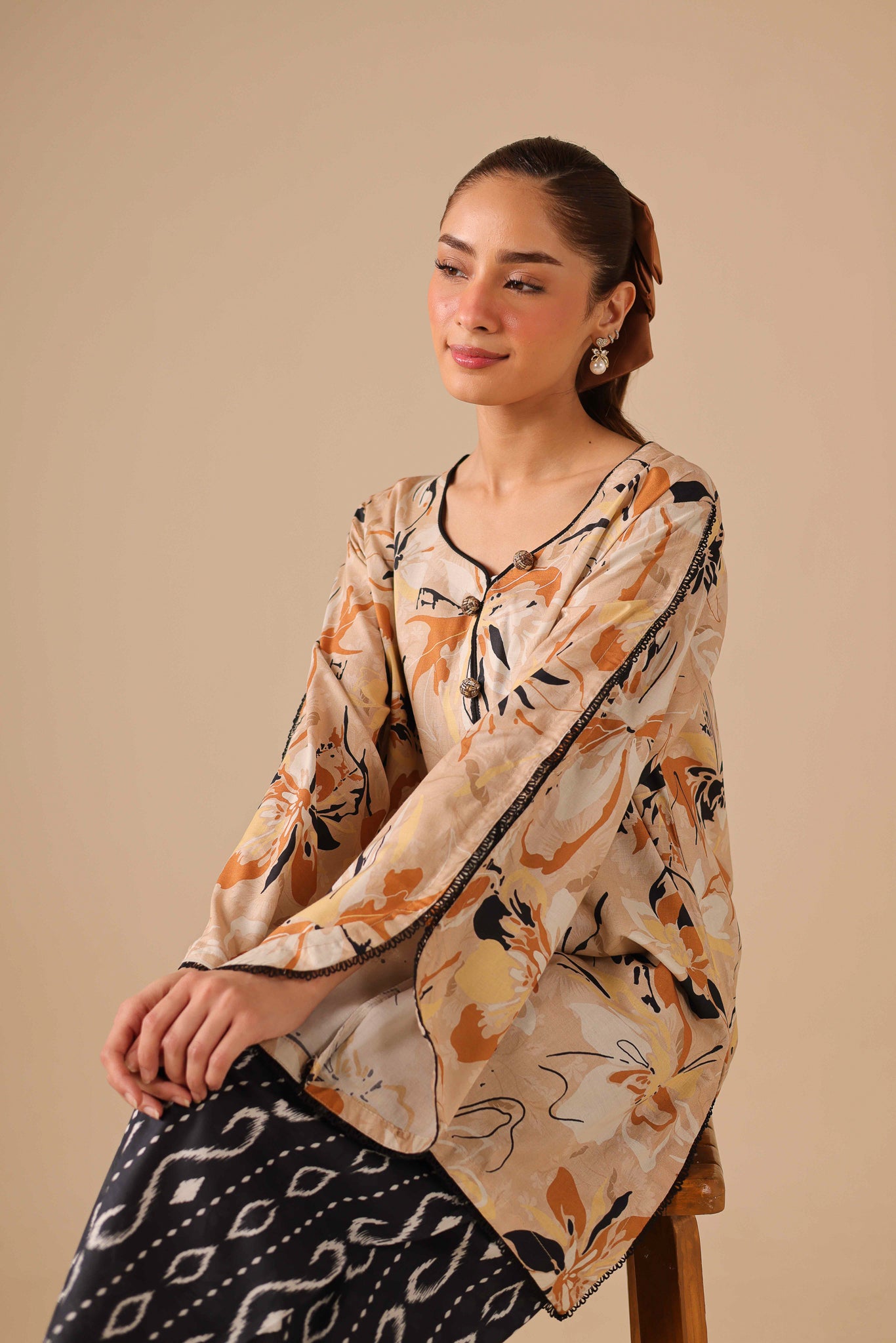 2PC Summer Lawn Dress - 42186