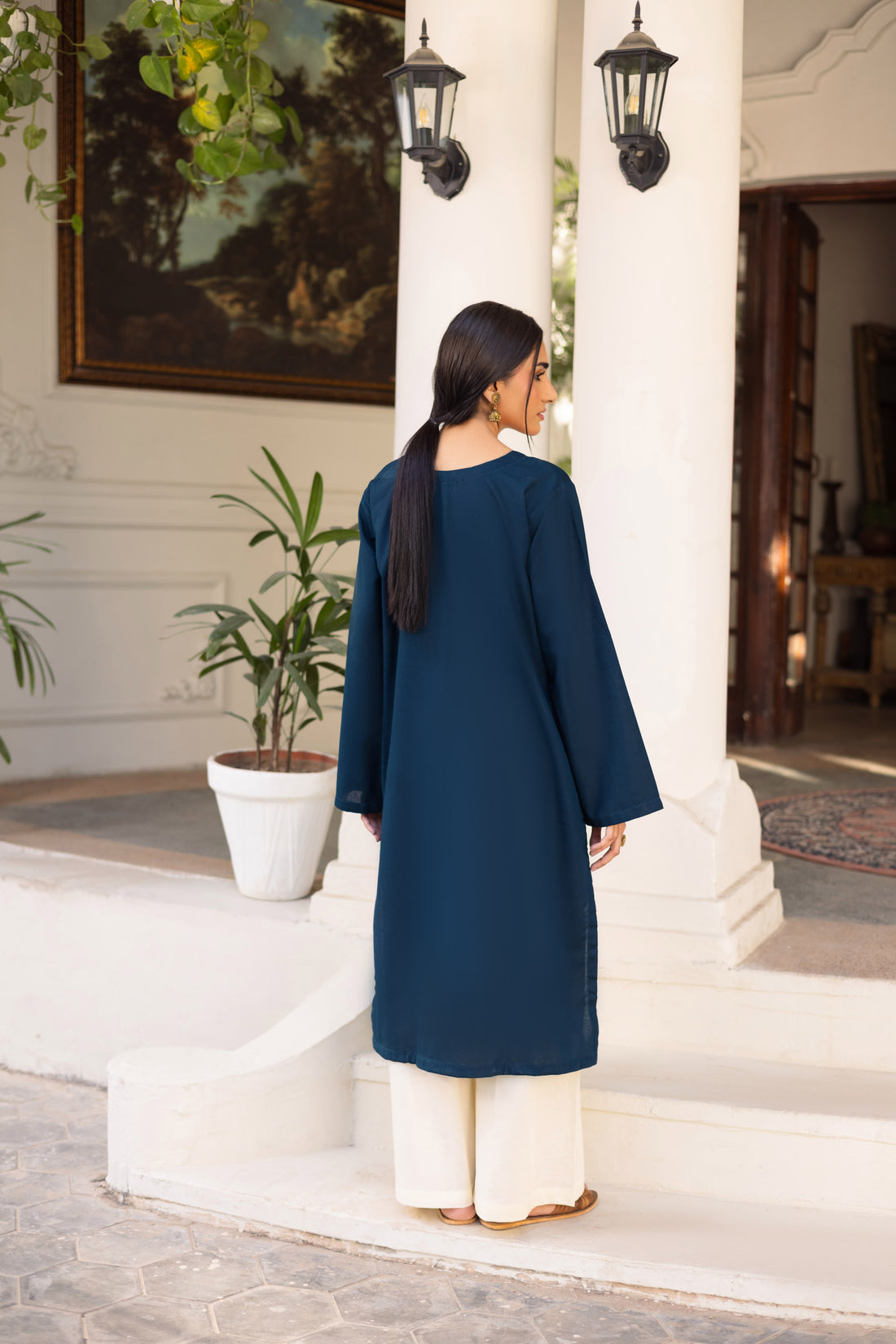 2 PC Khaddar Solid CSK 02 - Teal