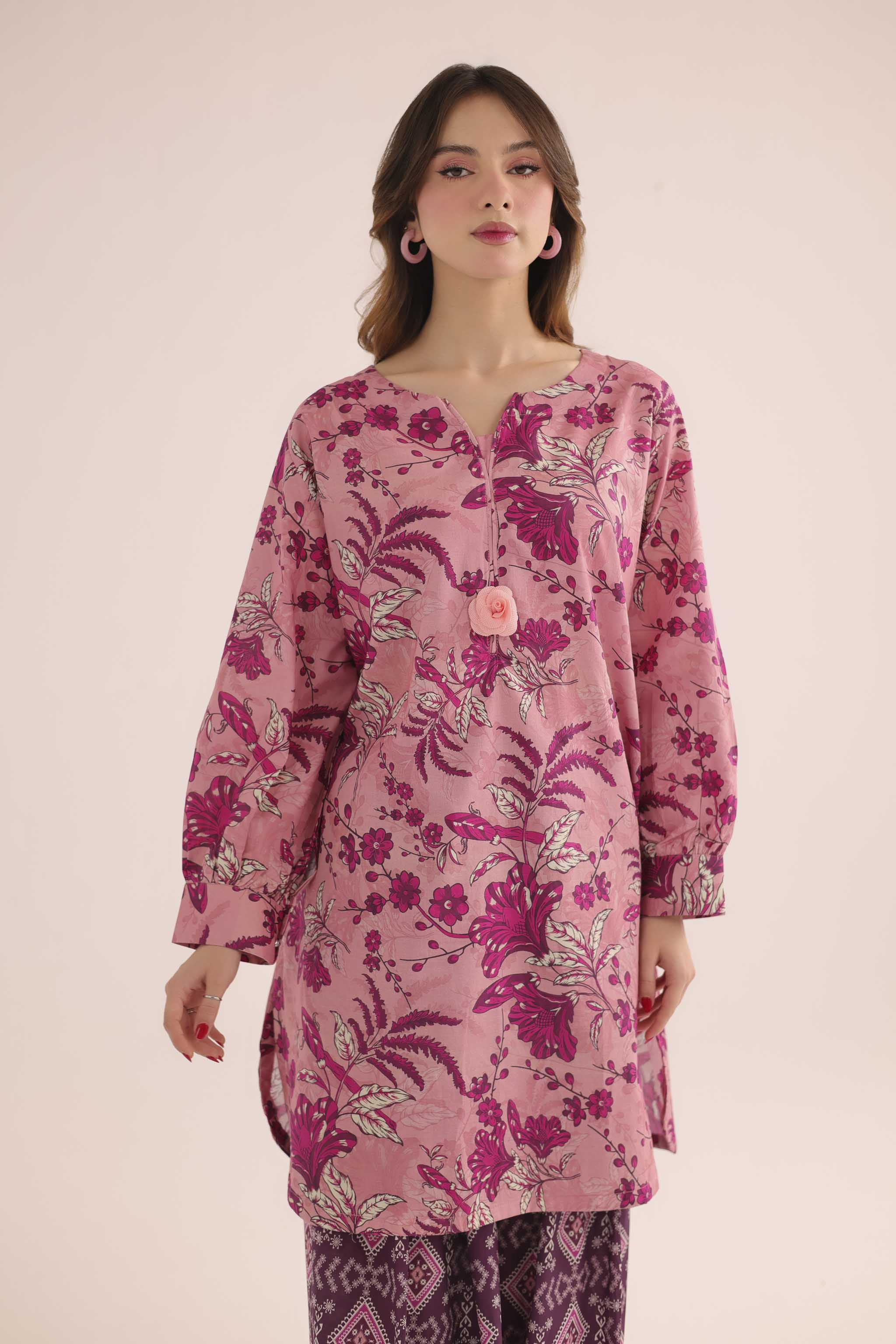 2PC Summer Lawn Dress- PRT L42205