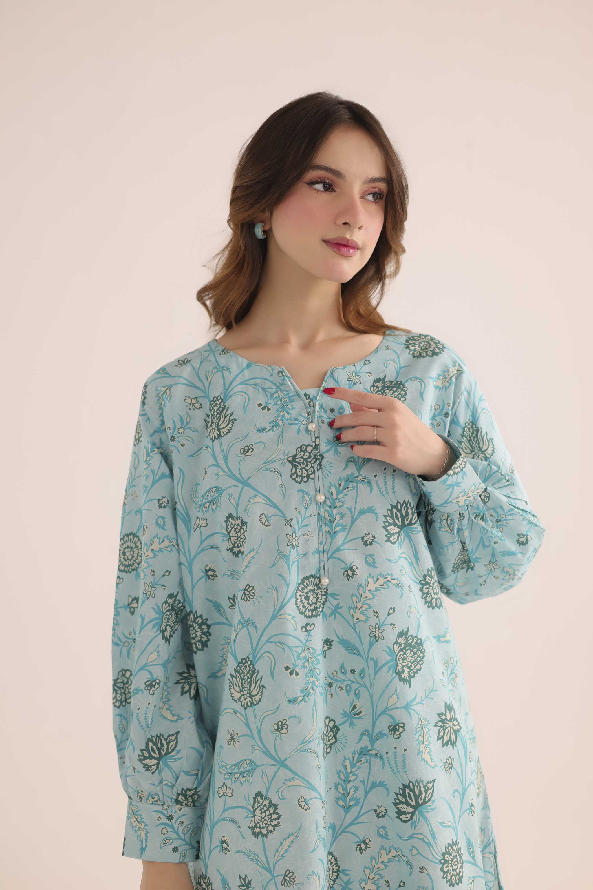 2PC Summer Lawn Dress- PRT L42177