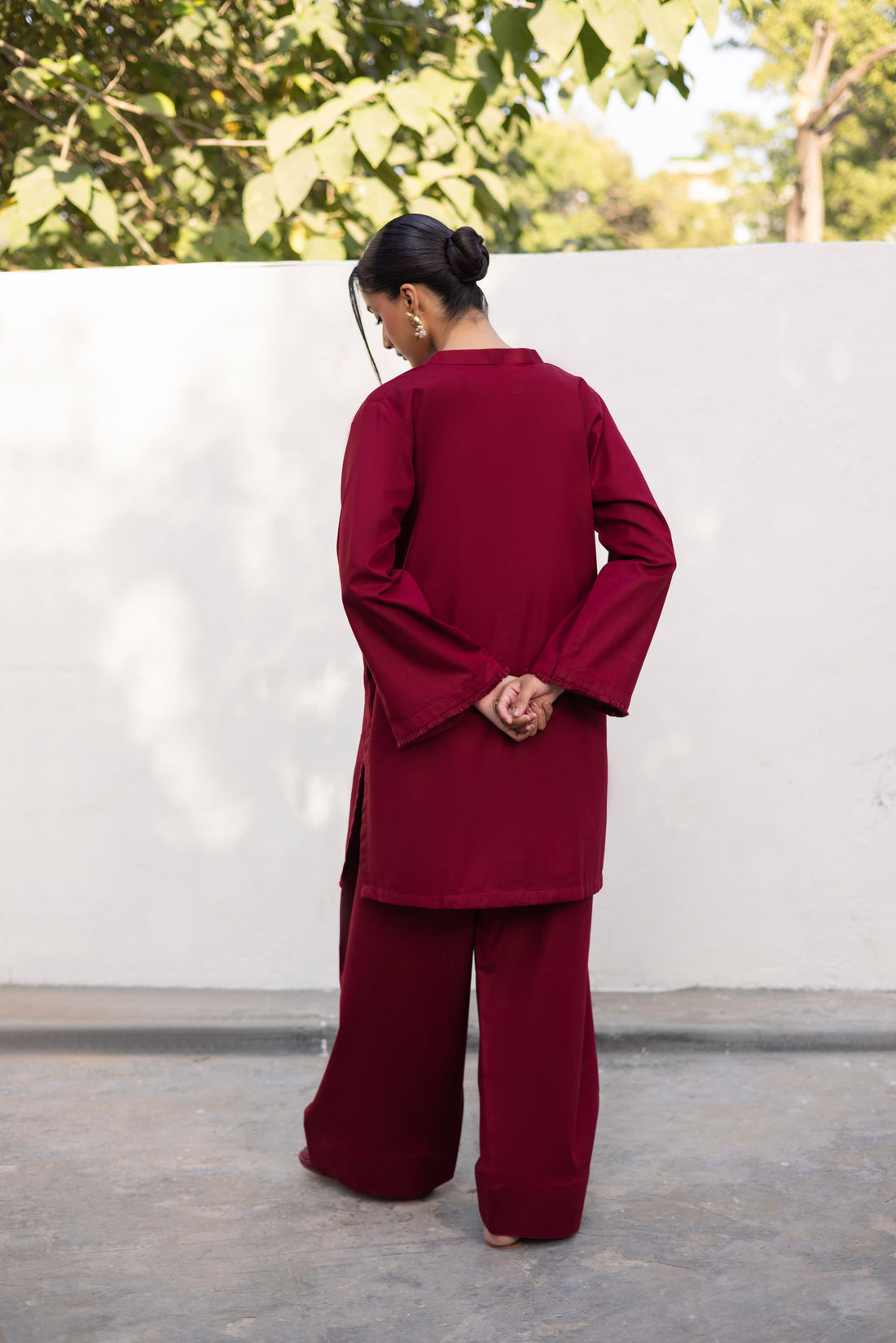2 PC Khaddar Solid FSK 03 – Maroon