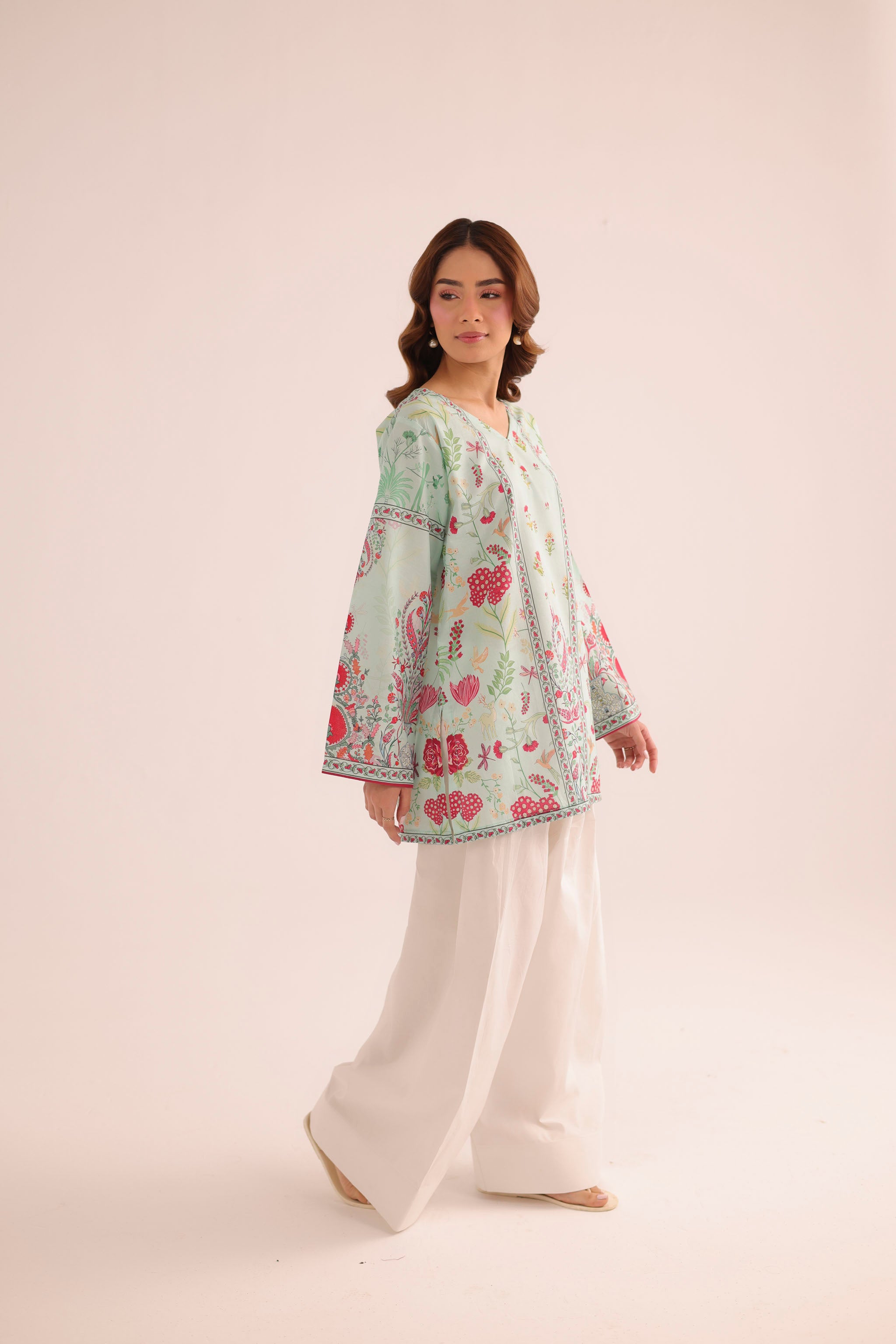 1PC Printed Lawn Kurta - PRT L43284