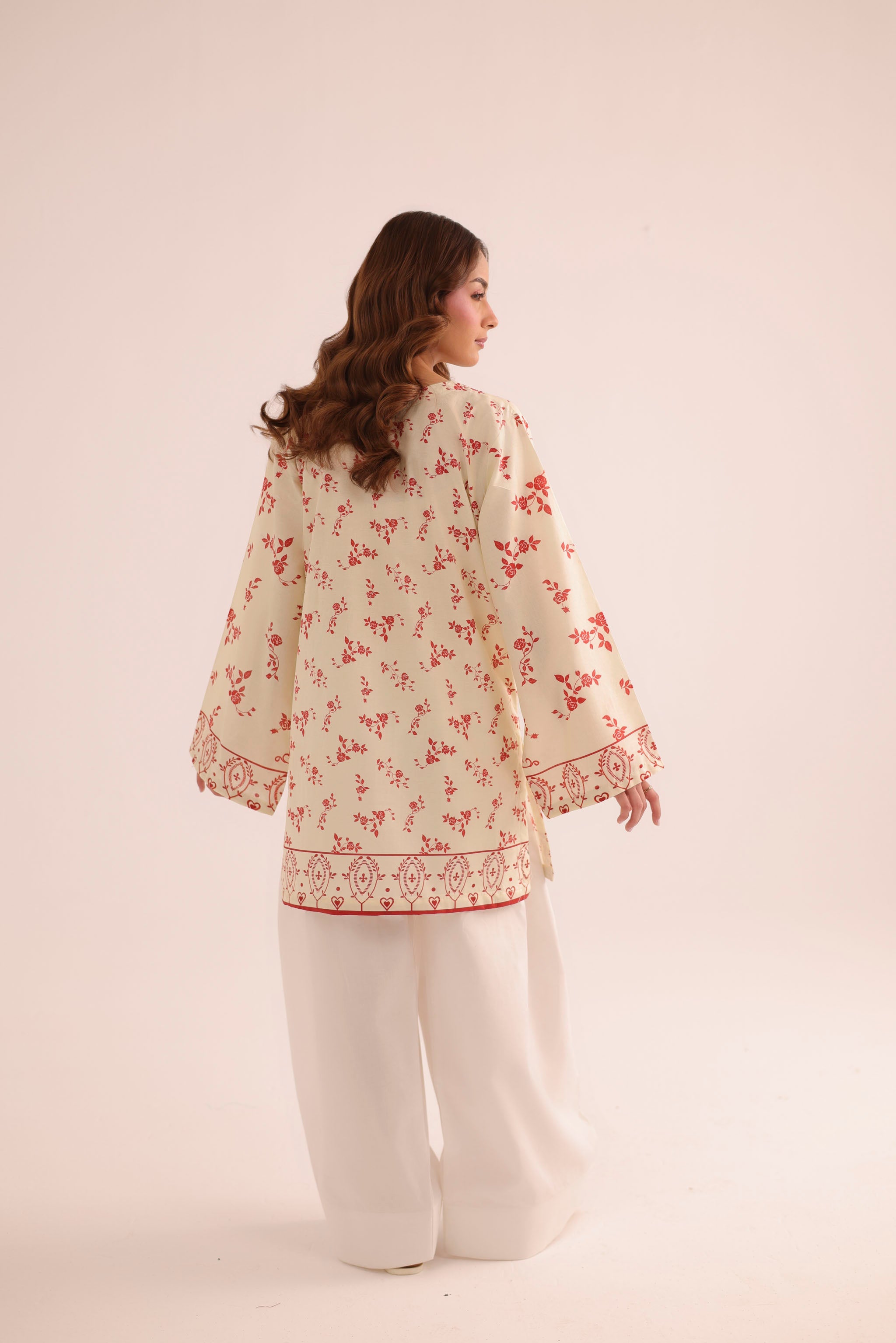 1PC Printed Lawn Kurta - PRT L43288