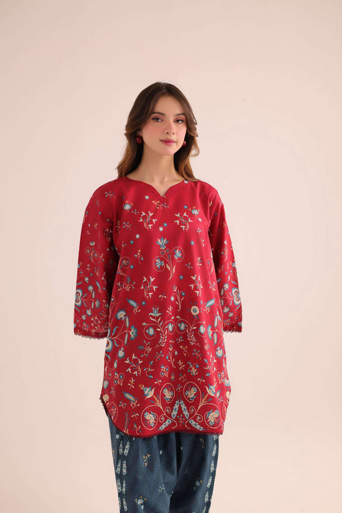 2PC Summer Lawn Dress- PRT L42958