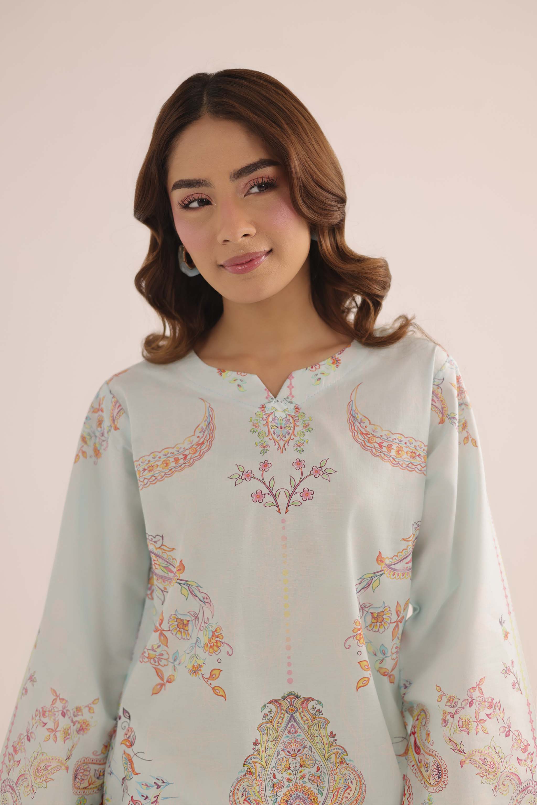 1PC Printed Lawn Kurta - PRT L43278