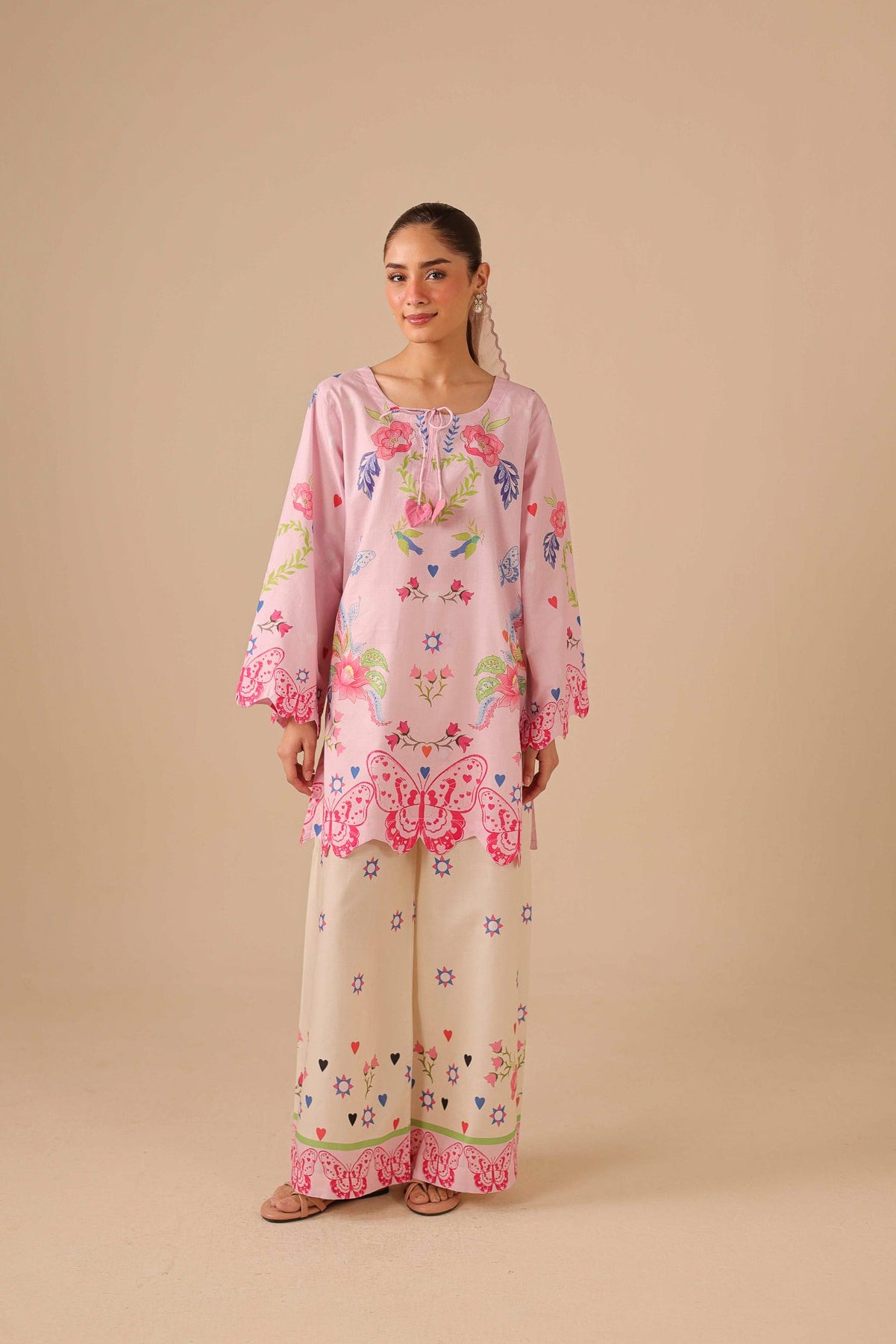 2PC Summer Lawn Dress - 44277