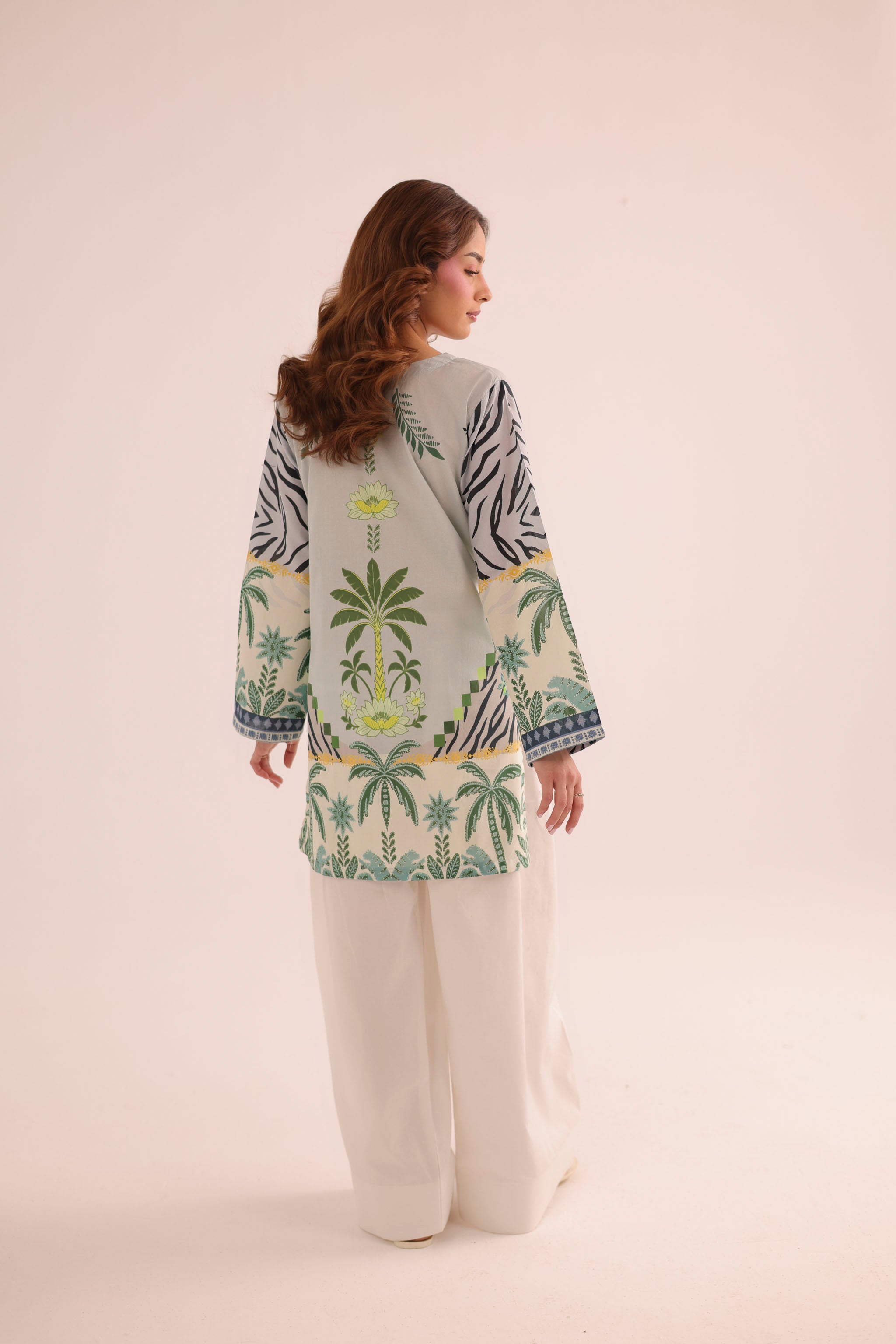 1PC Printed Lawn Kurta - PRT L43301