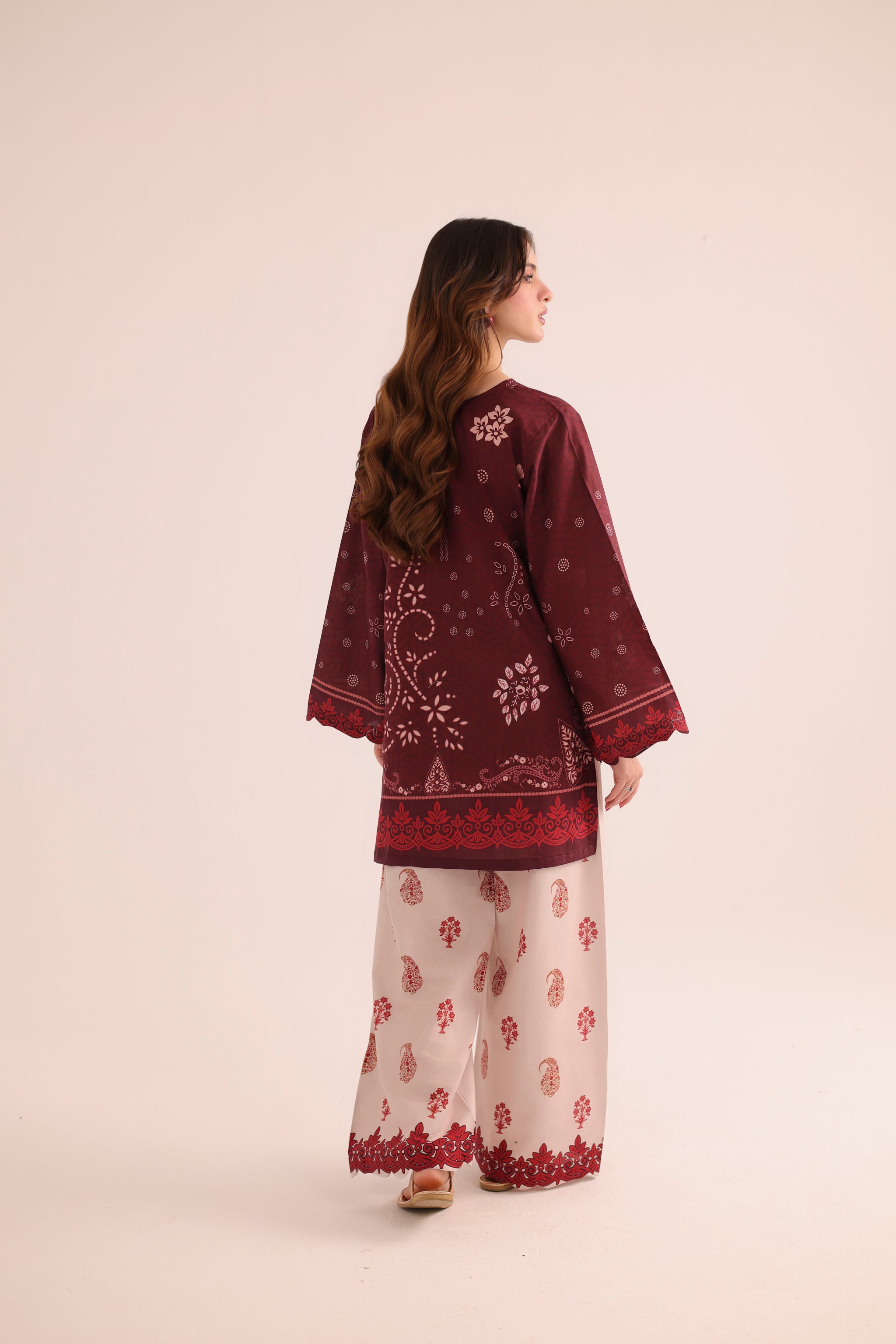 2PC Summer Lawn Dress- PRT L42983